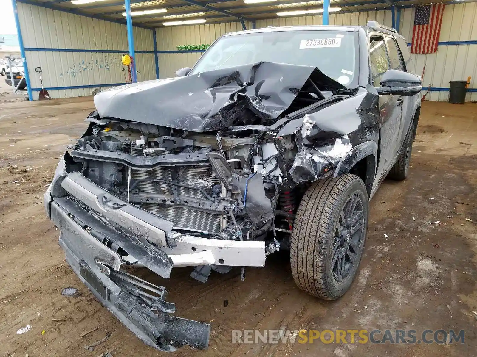 2 Photograph of a damaged car JTEBU5JRXK5634862 TOYOTA 4RUNNER 2019