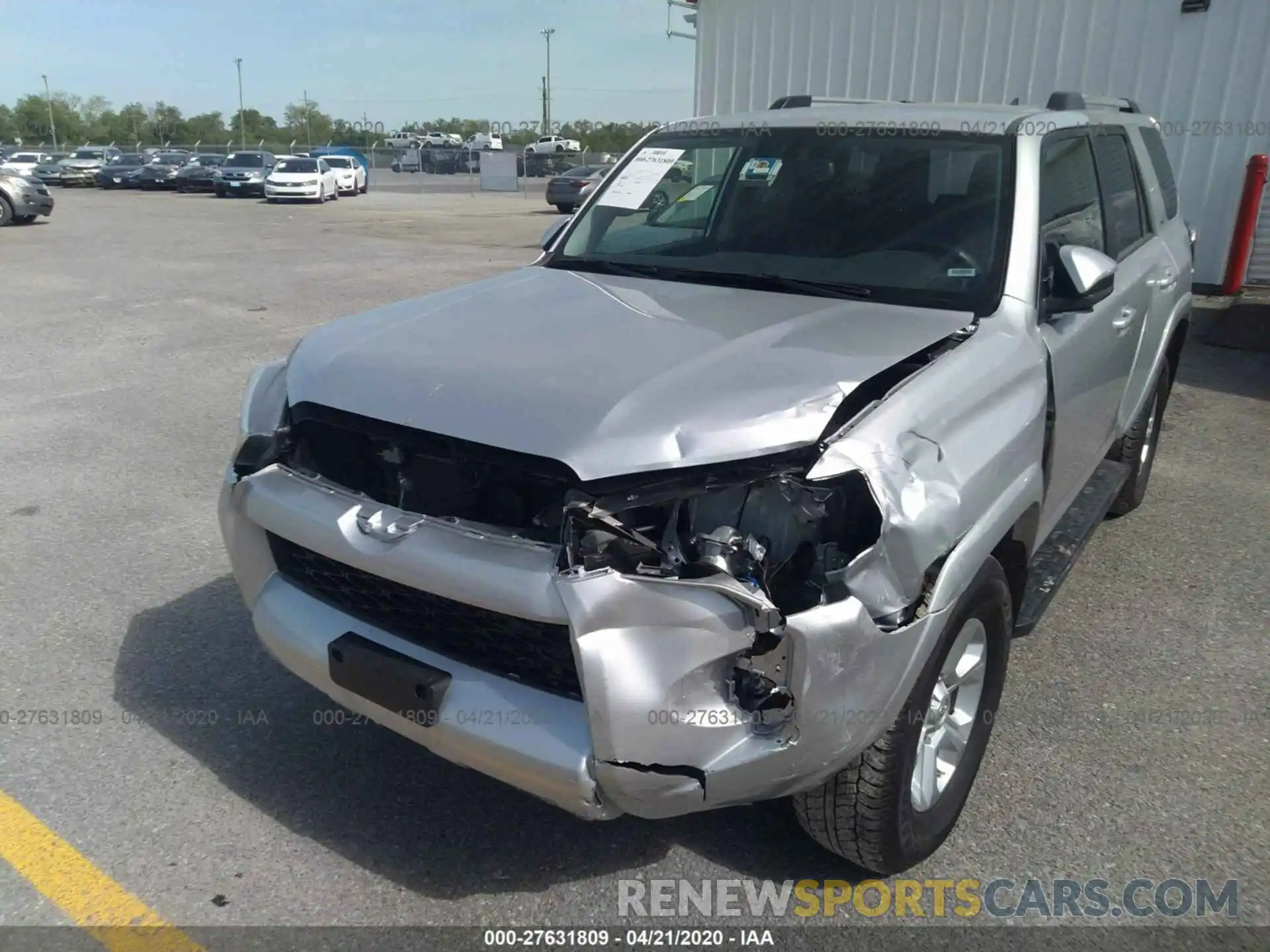 6 Photograph of a damaged car JTEBU5JRXK5635333 TOYOTA 4RUNNER 2019