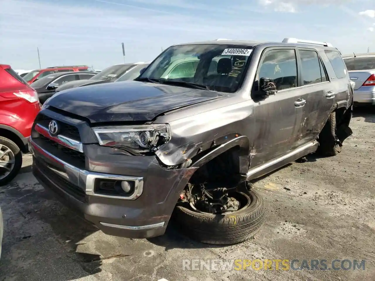 2 Фотография поврежденного автомобиля JTEBU5JRXK5639852 TOYOTA 4RUNNER 2019