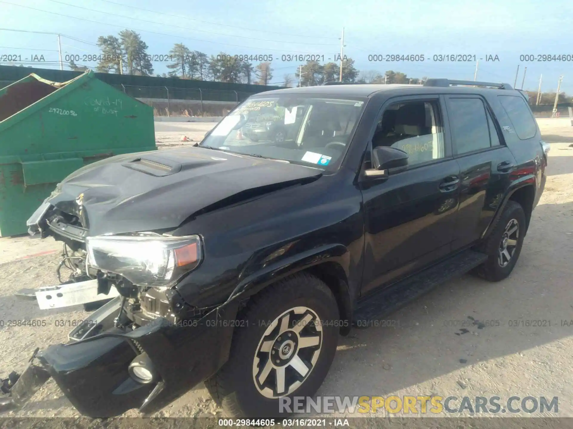 2 Photograph of a damaged car JTEBU5JRXK5642590 TOYOTA 4RUNNER 2019