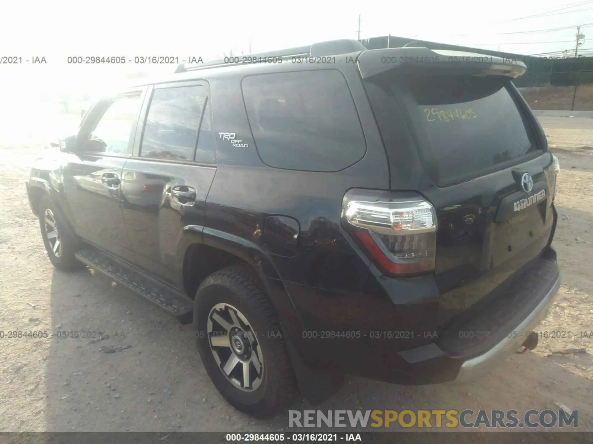 3 Photograph of a damaged car JTEBU5JRXK5642590 TOYOTA 4RUNNER 2019