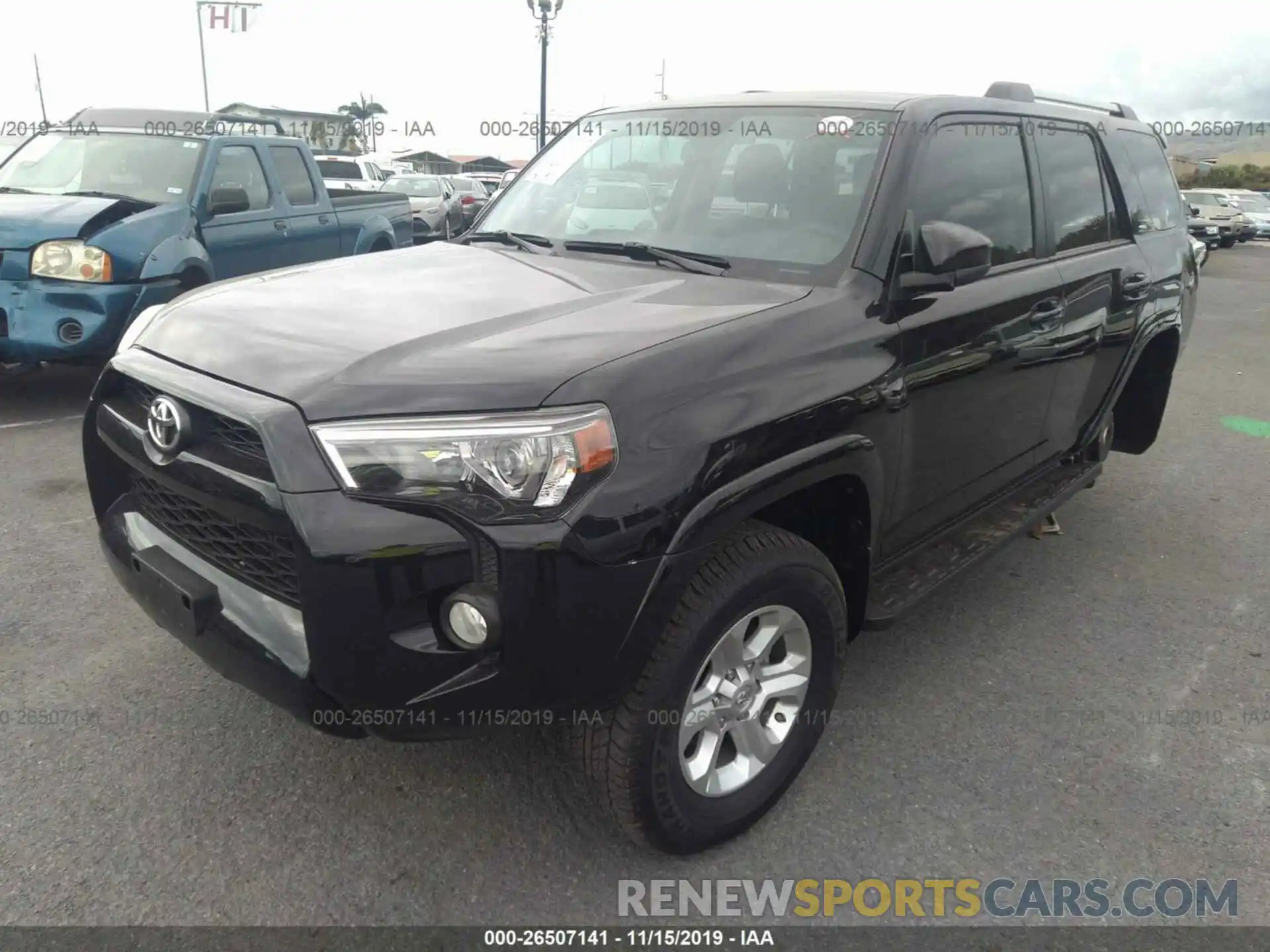 2 Photograph of a damaged car JTEBU5JRXK5644131 TOYOTA 4RUNNER 2019