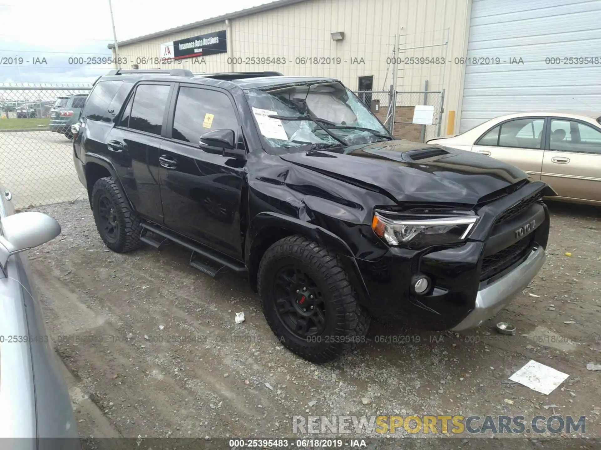 1 Photograph of a damaged car JTEBU5JRXK5645084 TOYOTA 4RUNNER 2019