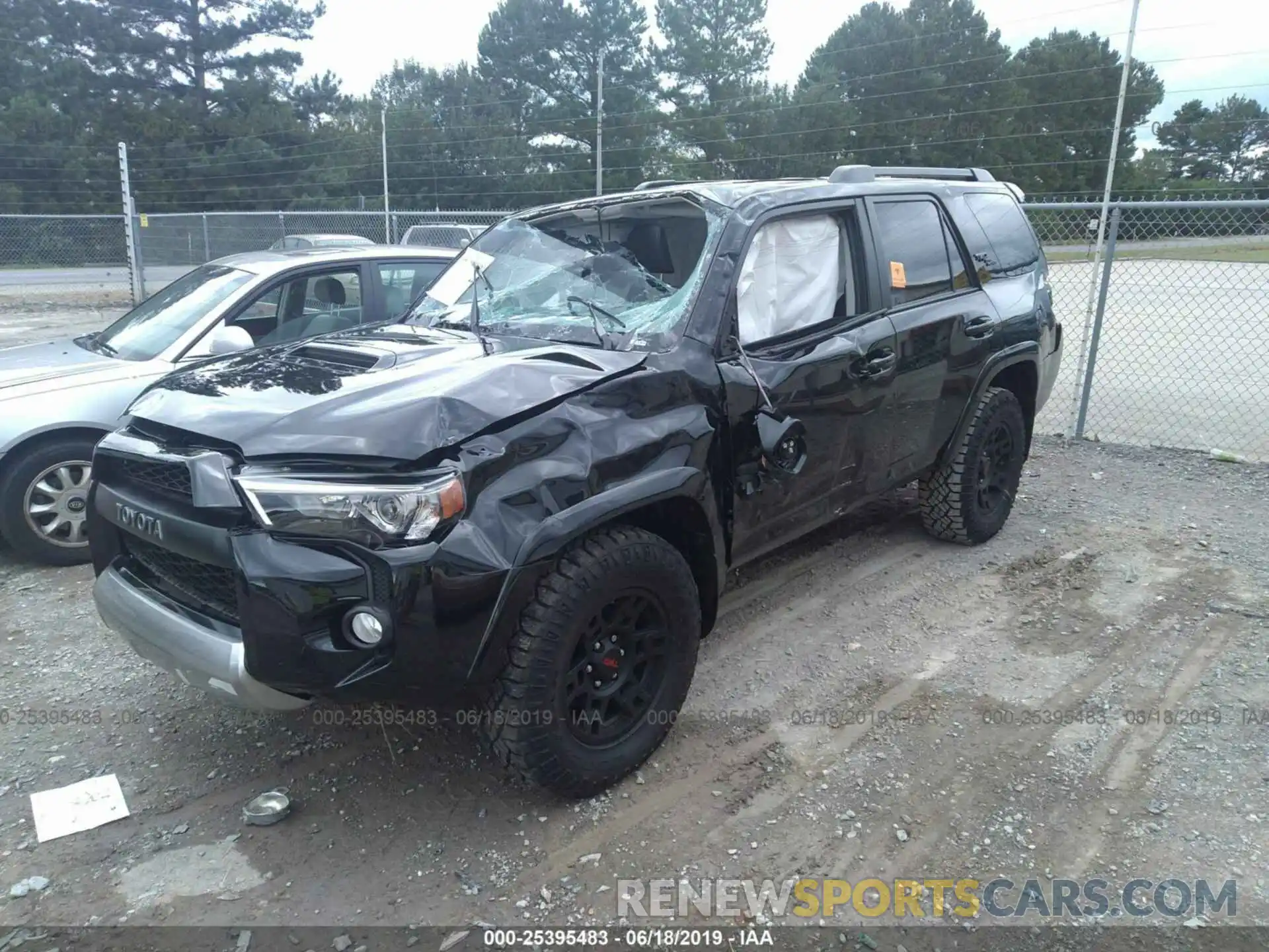 2 Photograph of a damaged car JTEBU5JRXK5645084 TOYOTA 4RUNNER 2019