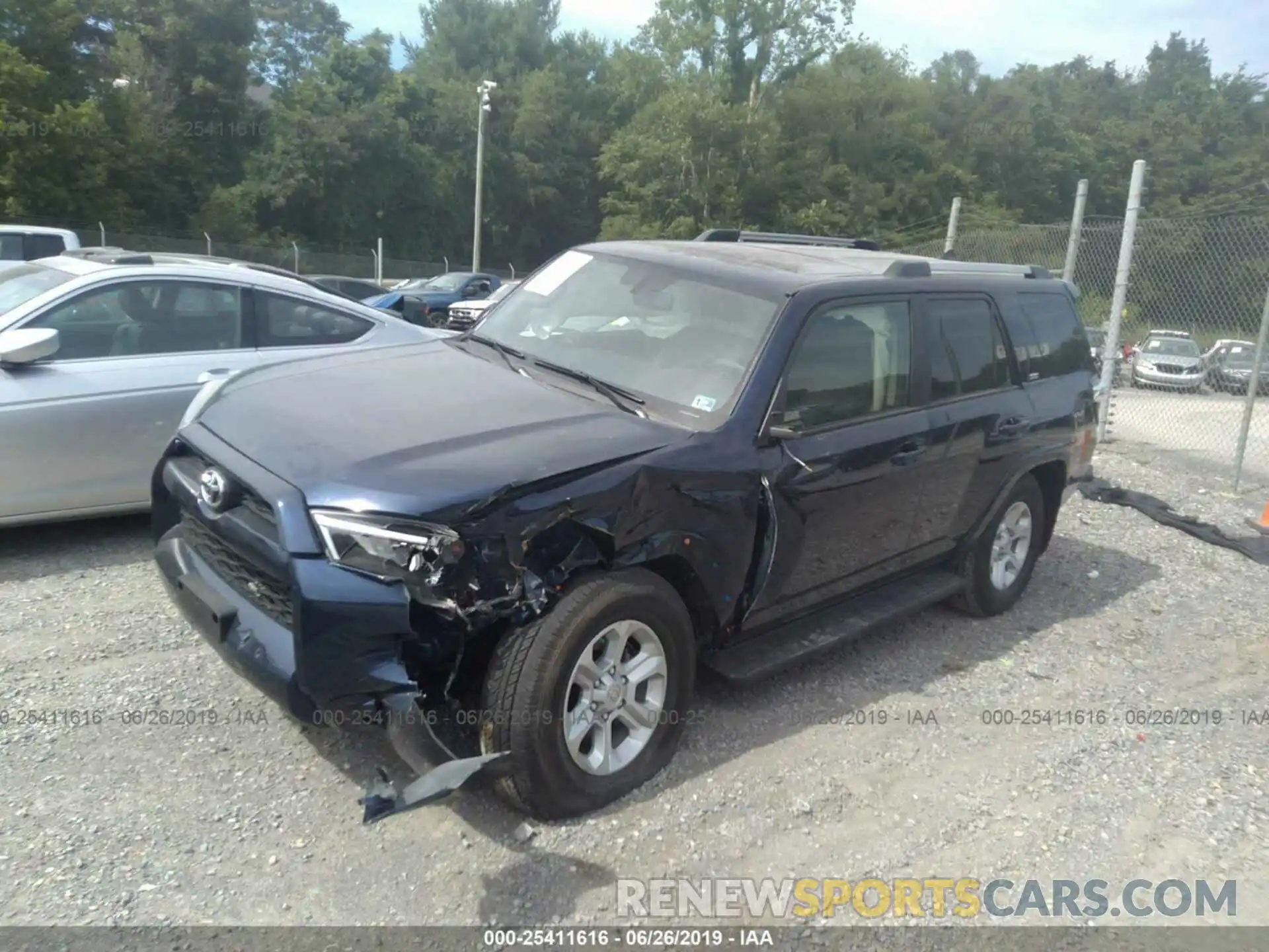 2 Photograph of a damaged car JTEBU5JRXK5645389 TOYOTA 4RUNNER 2019