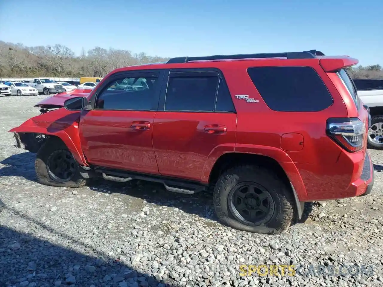 2 Photograph of a damaged car JTEBU5JRXK5645621 TOYOTA 4RUNNER 2019