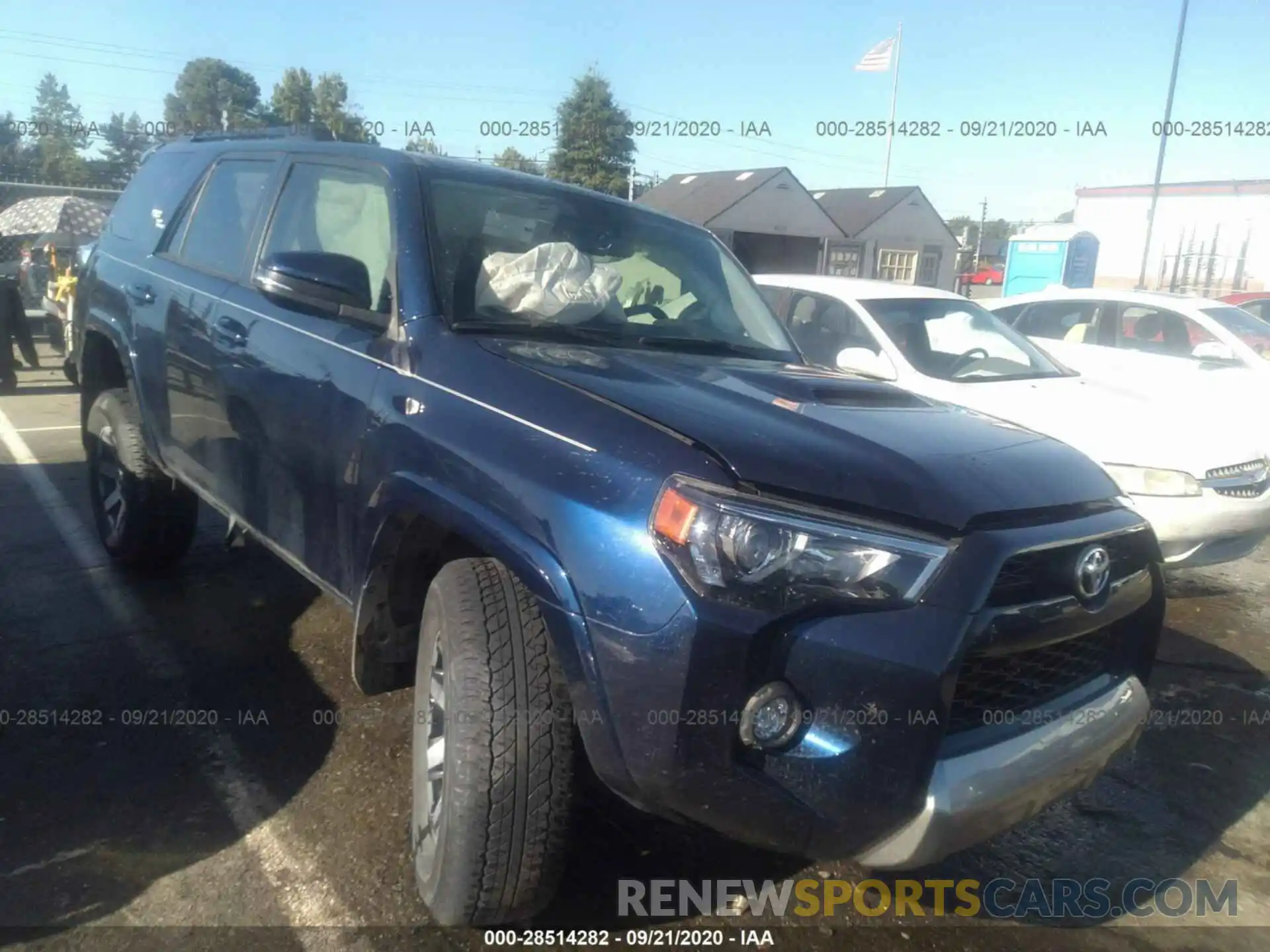 1 Photograph of a damaged car JTEBU5JRXK5646249 TOYOTA 4RUNNER 2019