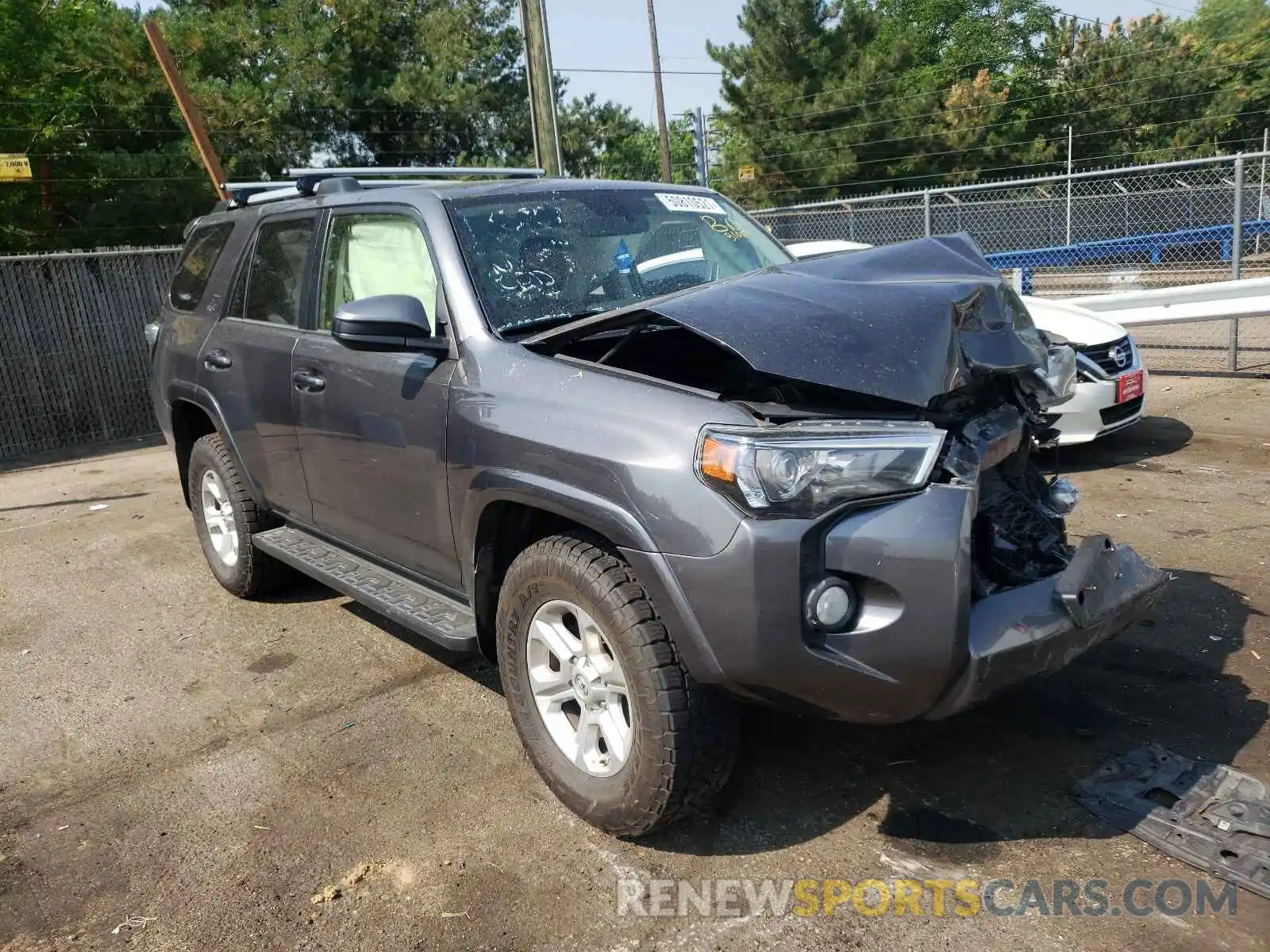 1 Photograph of a damaged car JTEBU5JRXK5647630 TOYOTA 4RUNNER 2019