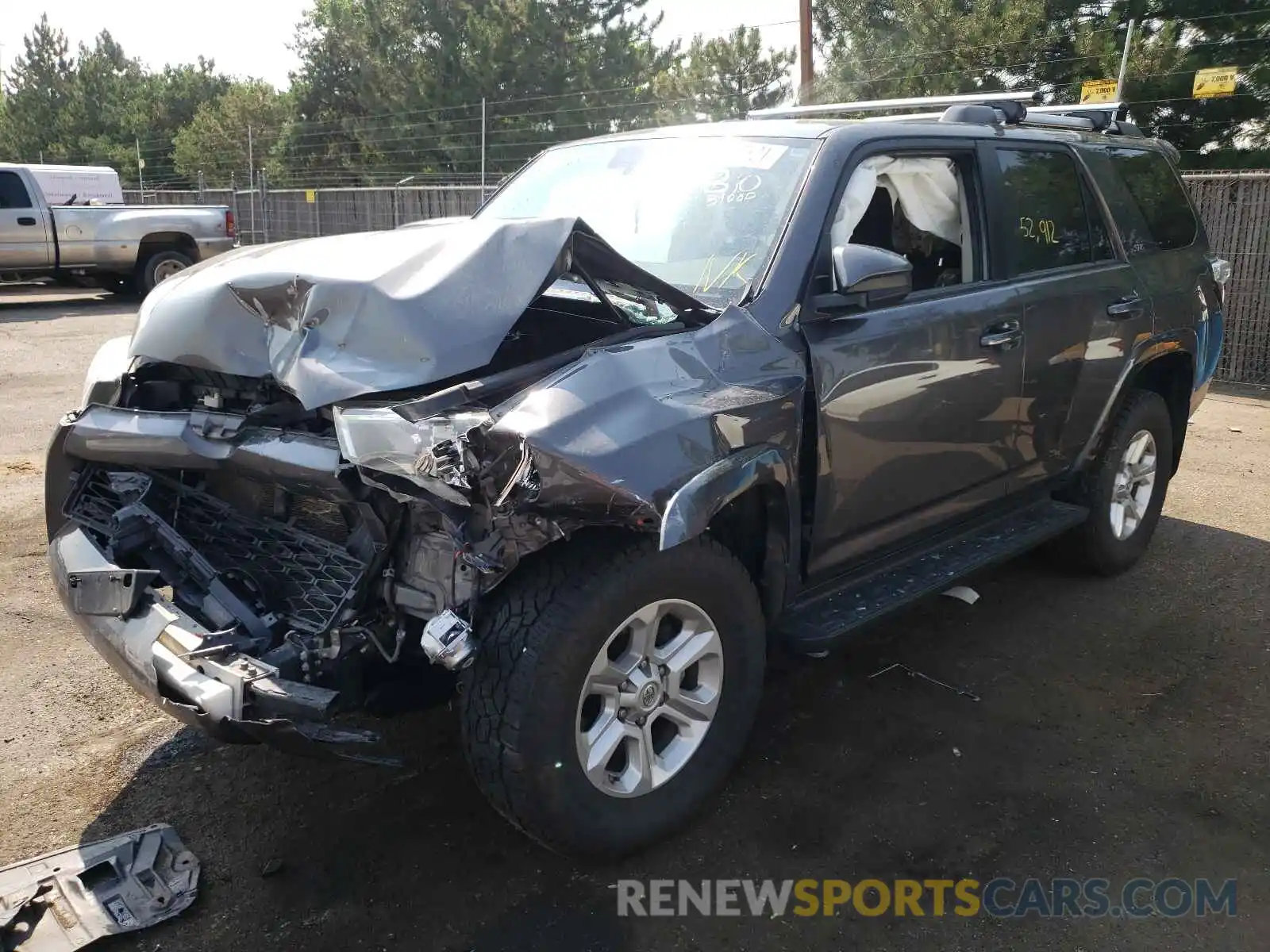 2 Photograph of a damaged car JTEBU5JRXK5647630 TOYOTA 4RUNNER 2019