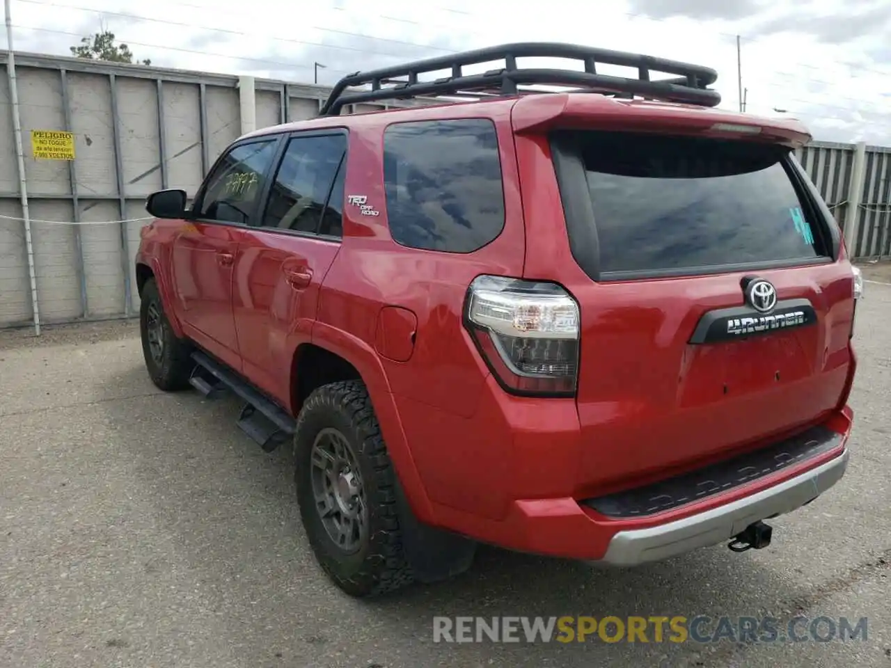 3 Photograph of a damaged car JTEBU5JRXK5652309 TOYOTA 4RUNNER 2019