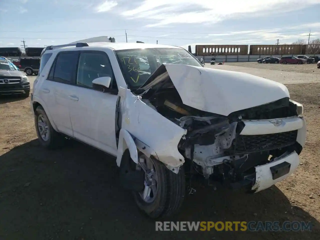 1 Photograph of a damaged car JTEBU5JRXK5653332 TOYOTA 4RUNNER 2019