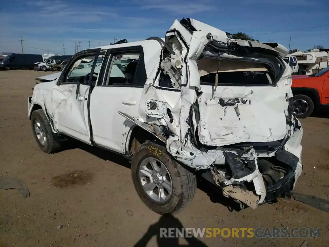 3 Photograph of a damaged car JTEBU5JRXK5653332 TOYOTA 4RUNNER 2019