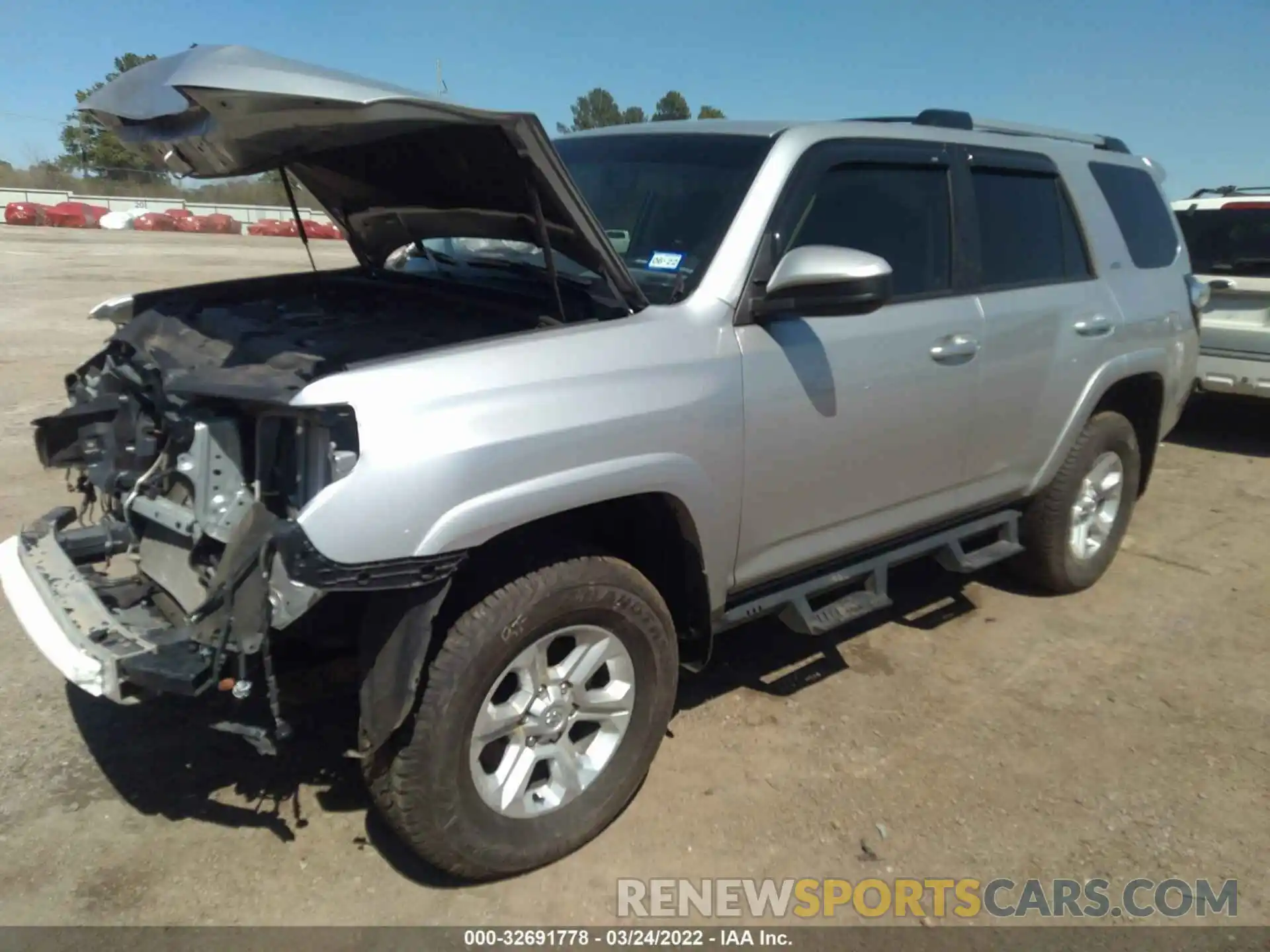 2 Фотография поврежденного автомобиля JTEBU5JRXK5657185 TOYOTA 4RUNNER 2019