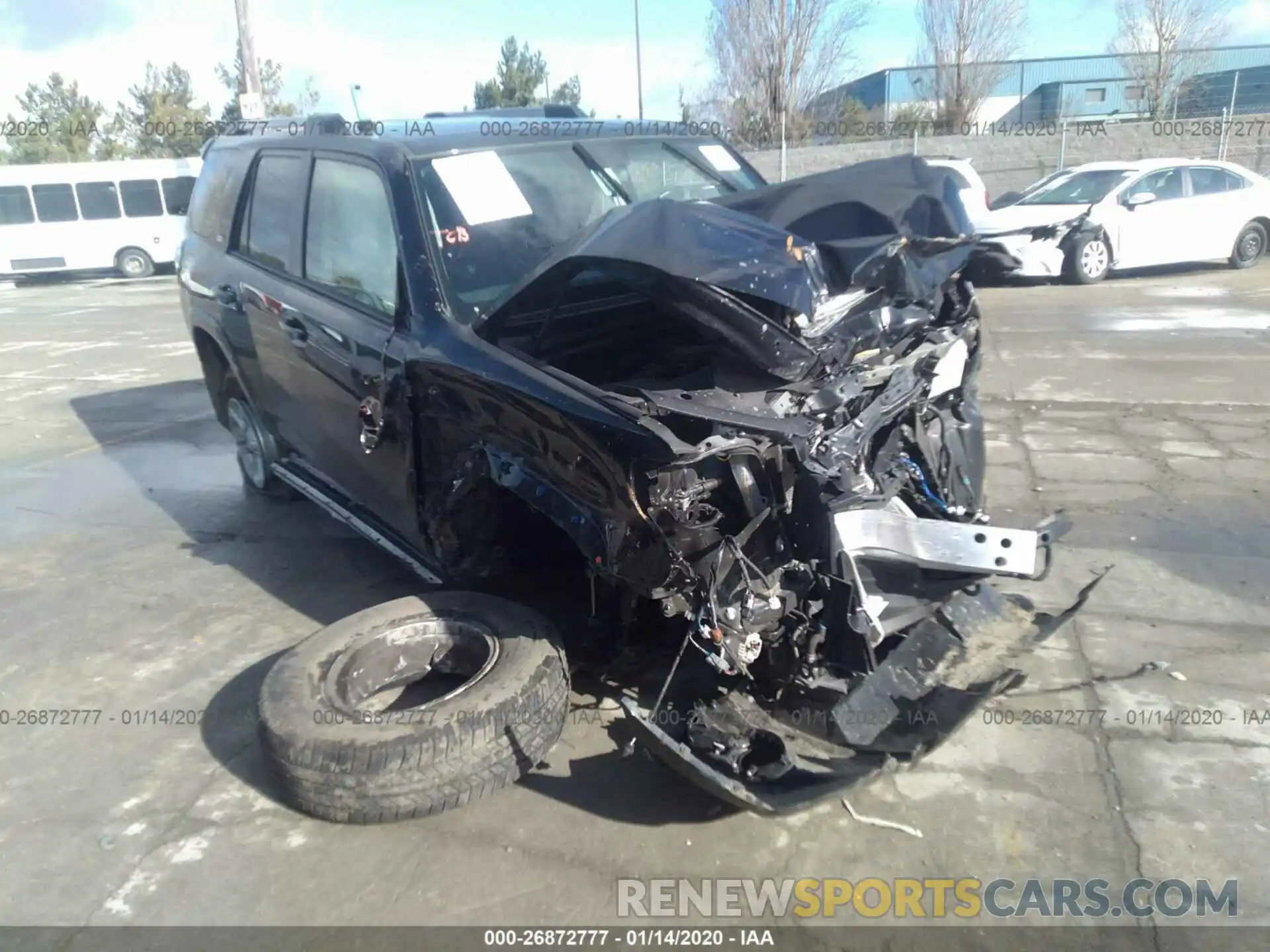 1 Photograph of a damaged car JTEBU5JRXK5661351 TOYOTA 4RUNNER 2019