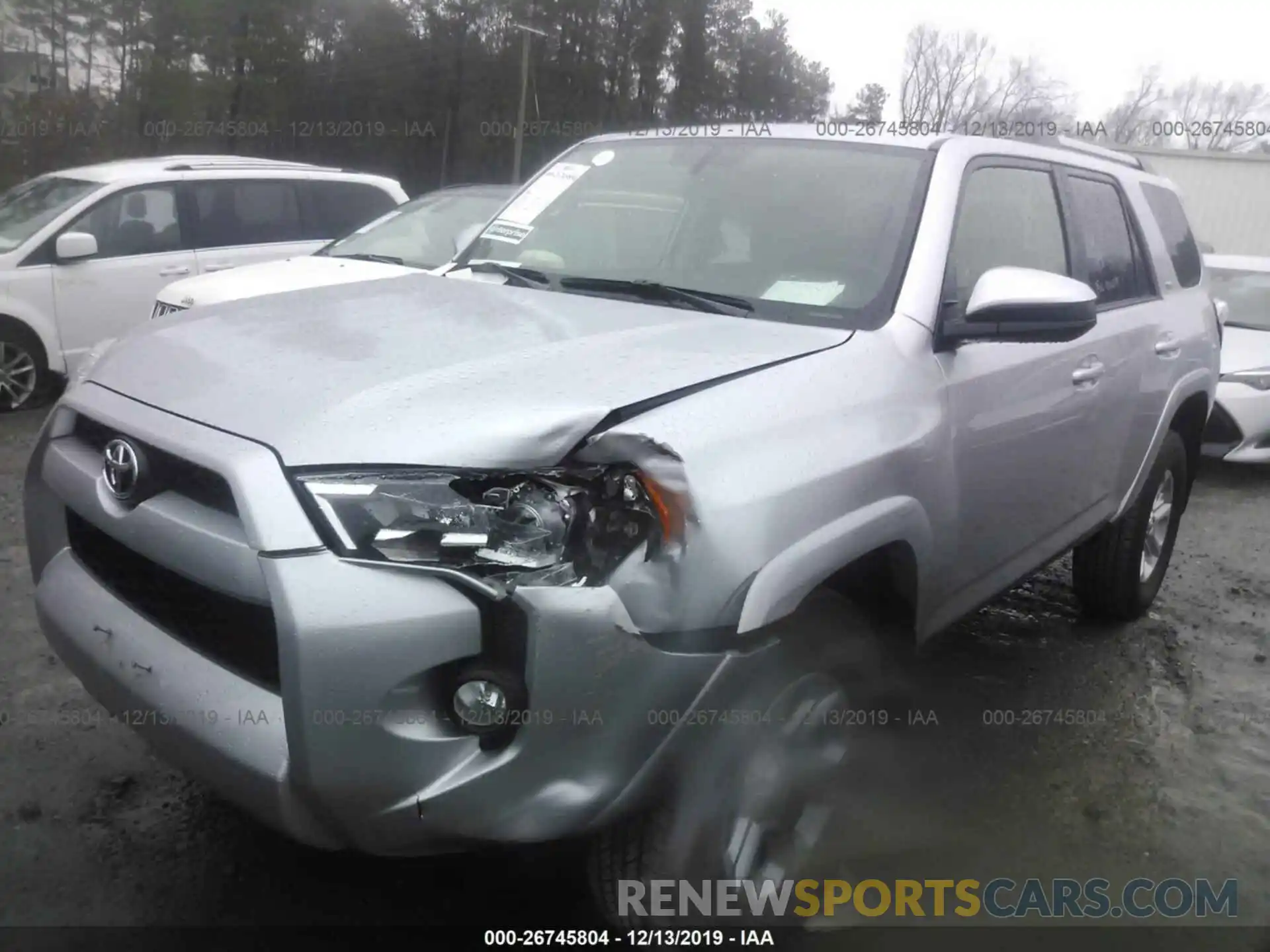 2 Photograph of a damaged car JTEBU5JRXK5662810 TOYOTA 4RUNNER 2019