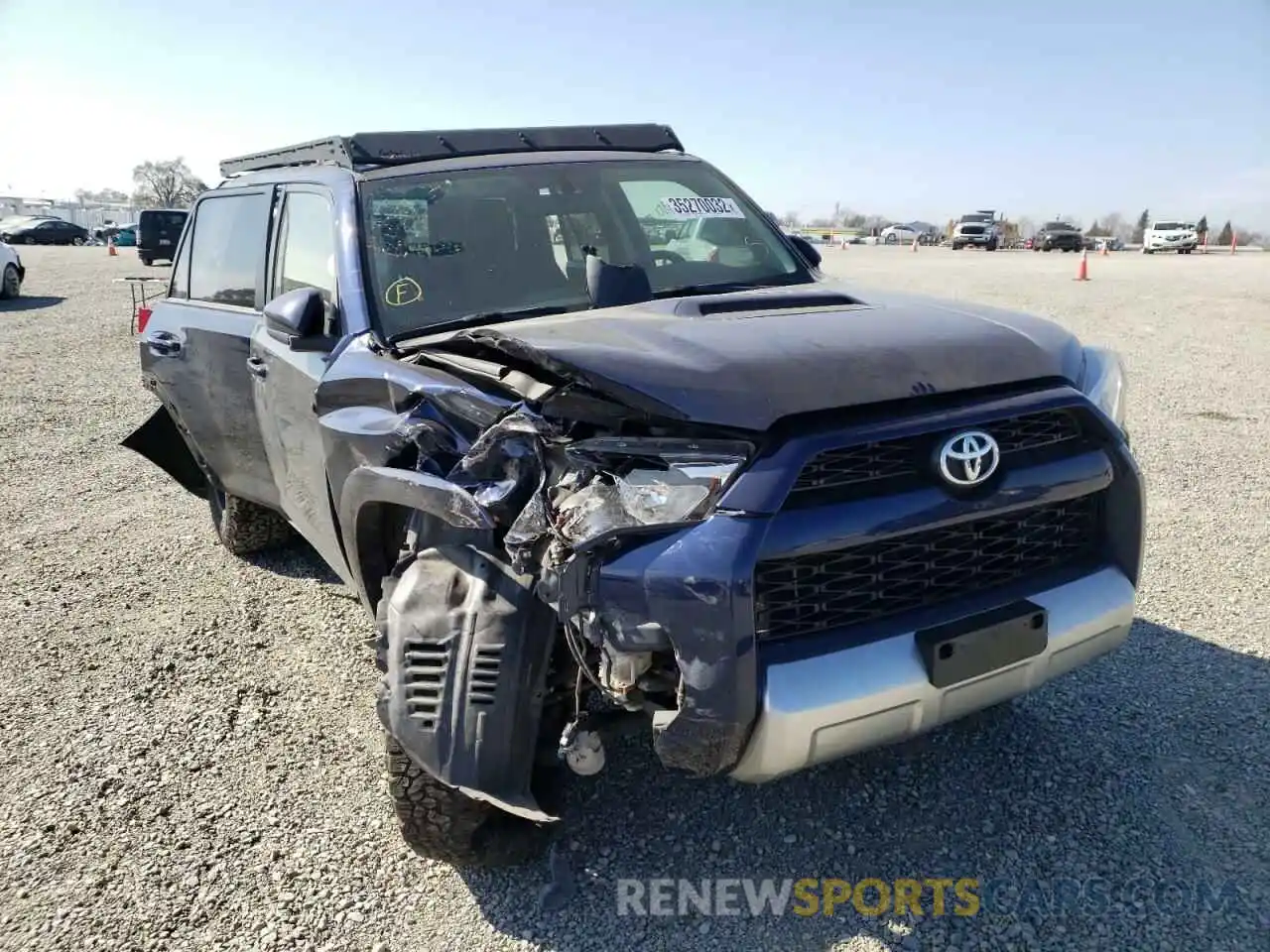 1 Photograph of a damaged car JTEBU5JRXK5665058 TOYOTA 4RUNNER 2019