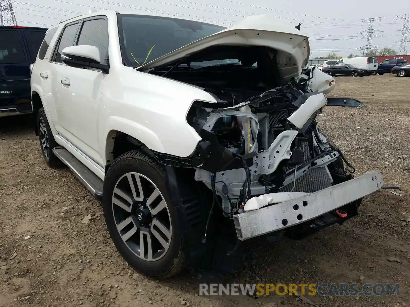 1 Photograph of a damaged car JTEBU5JRXK5671328 TOYOTA 4RUNNER 2019