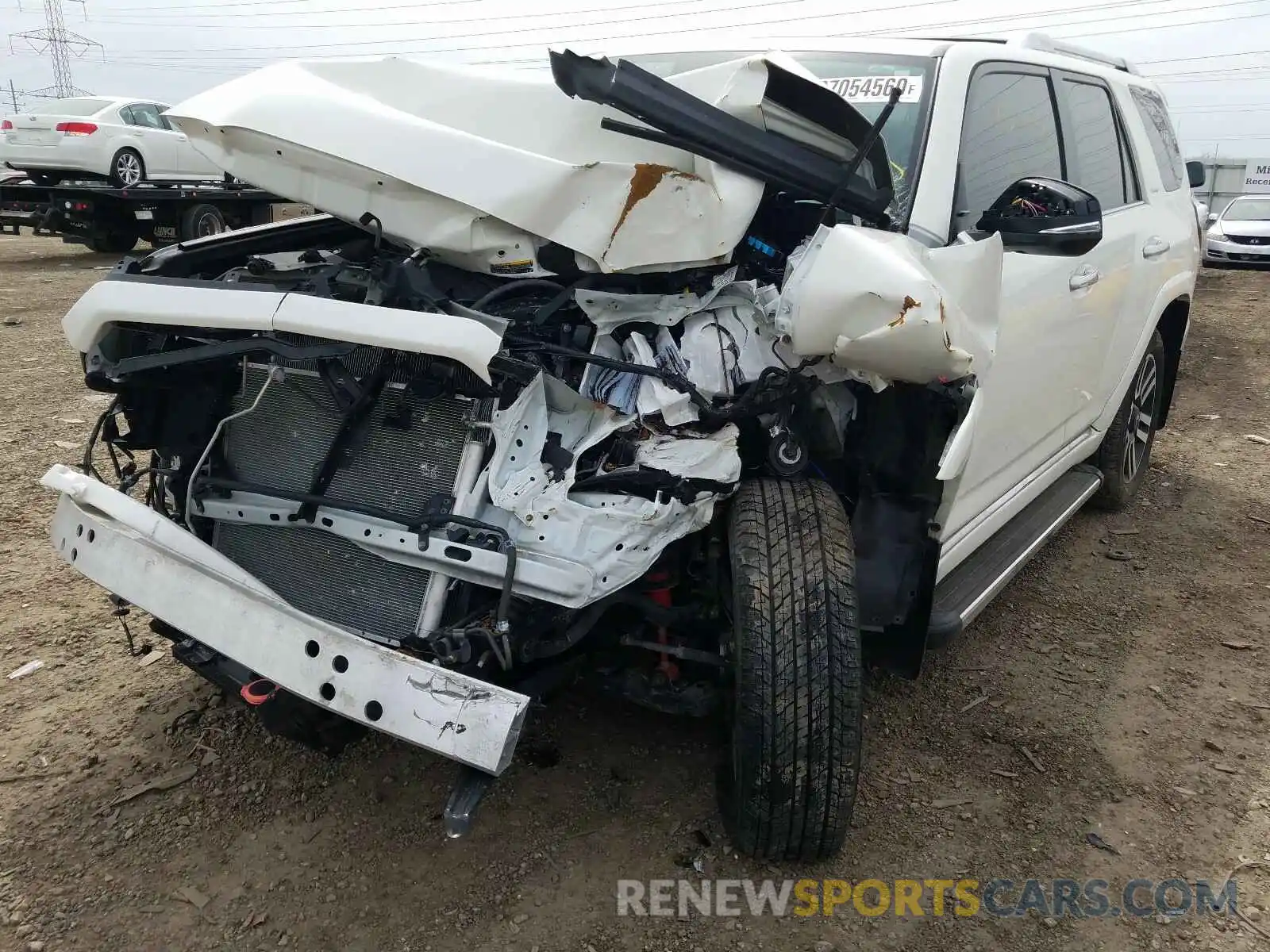 2 Photograph of a damaged car JTEBU5JRXK5671328 TOYOTA 4RUNNER 2019