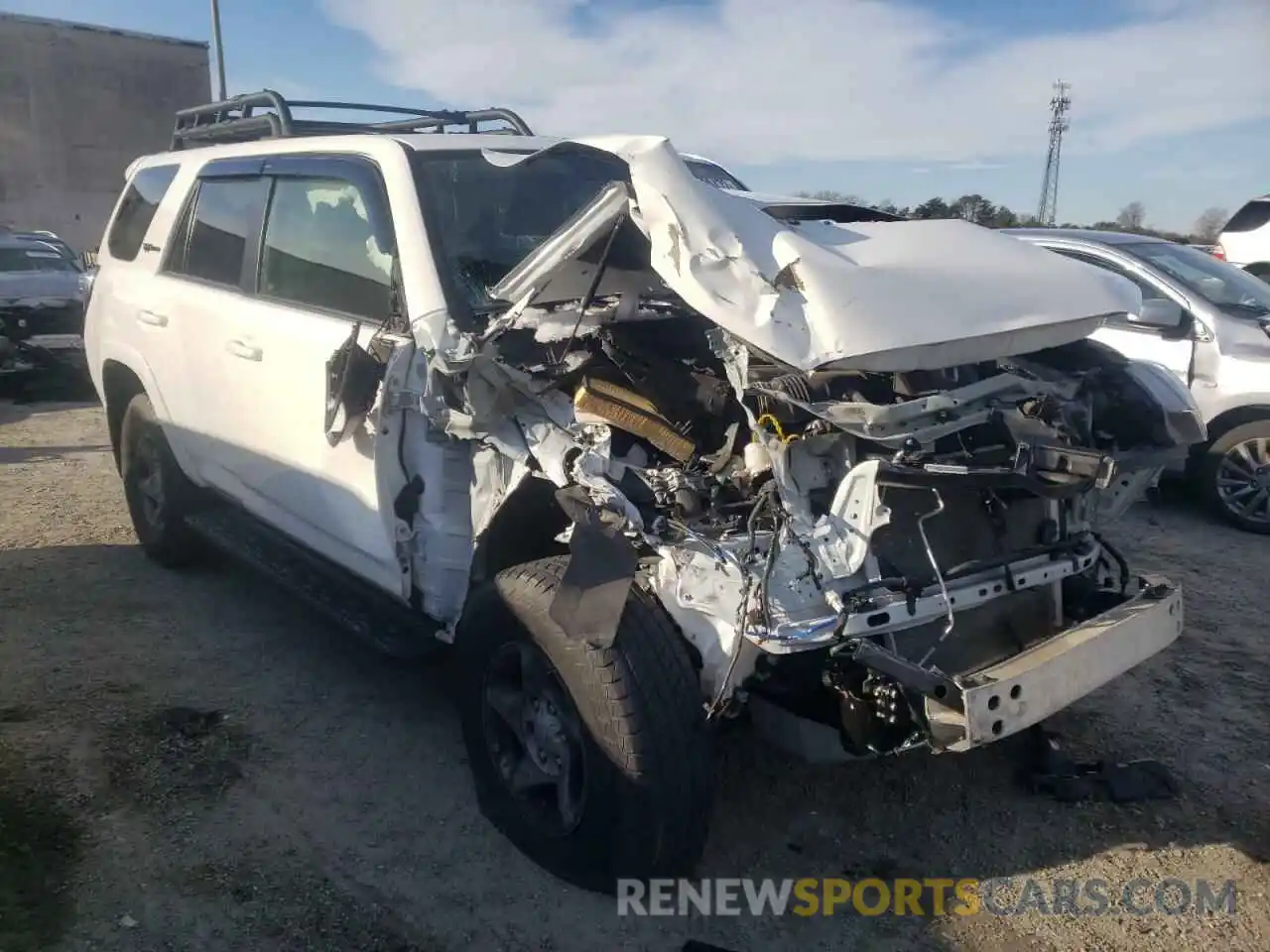 1 Photograph of a damaged car JTEBU5JRXK5671927 TOYOTA 4RUNNER 2019