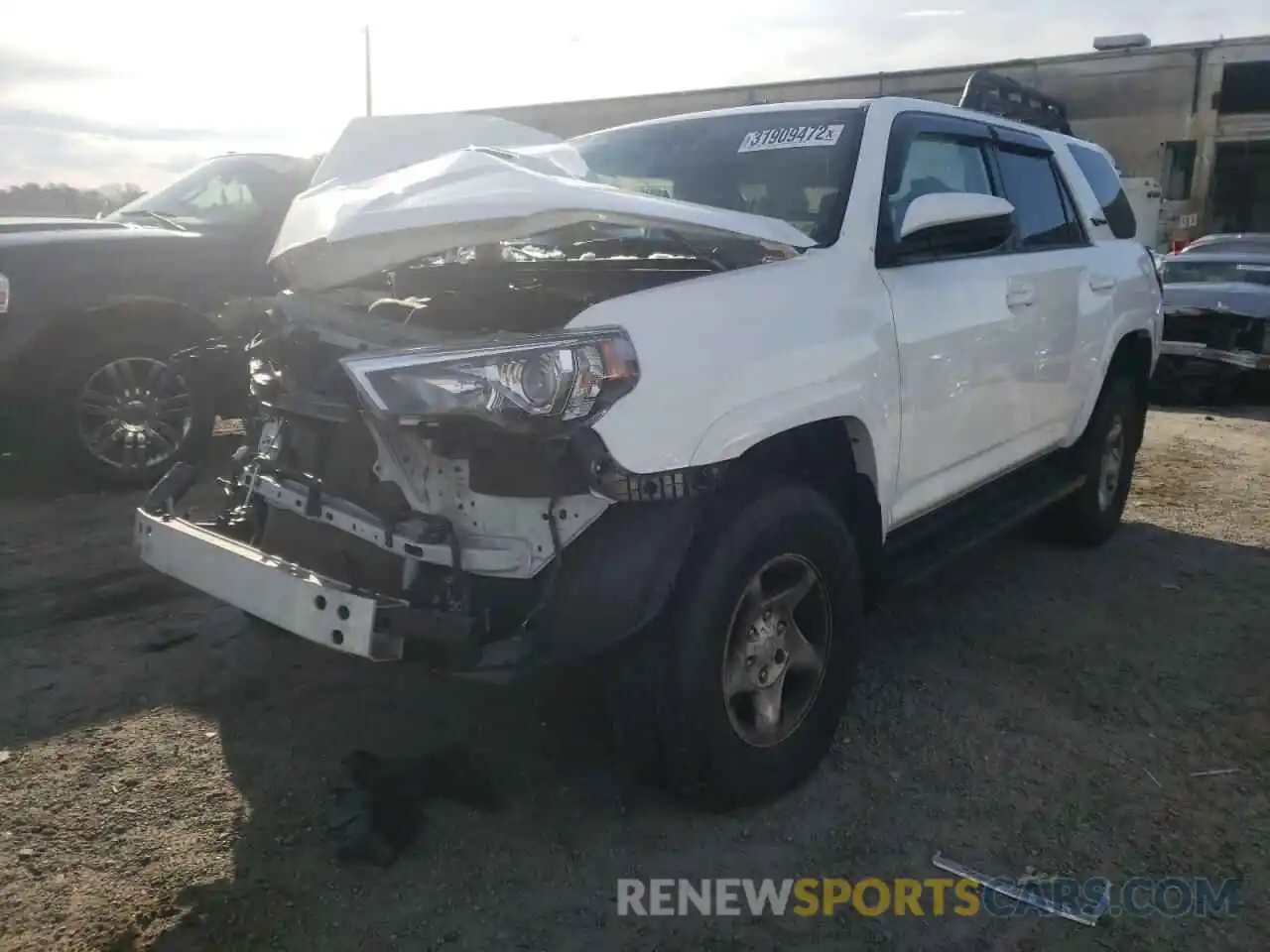 2 Photograph of a damaged car JTEBU5JRXK5671927 TOYOTA 4RUNNER 2019