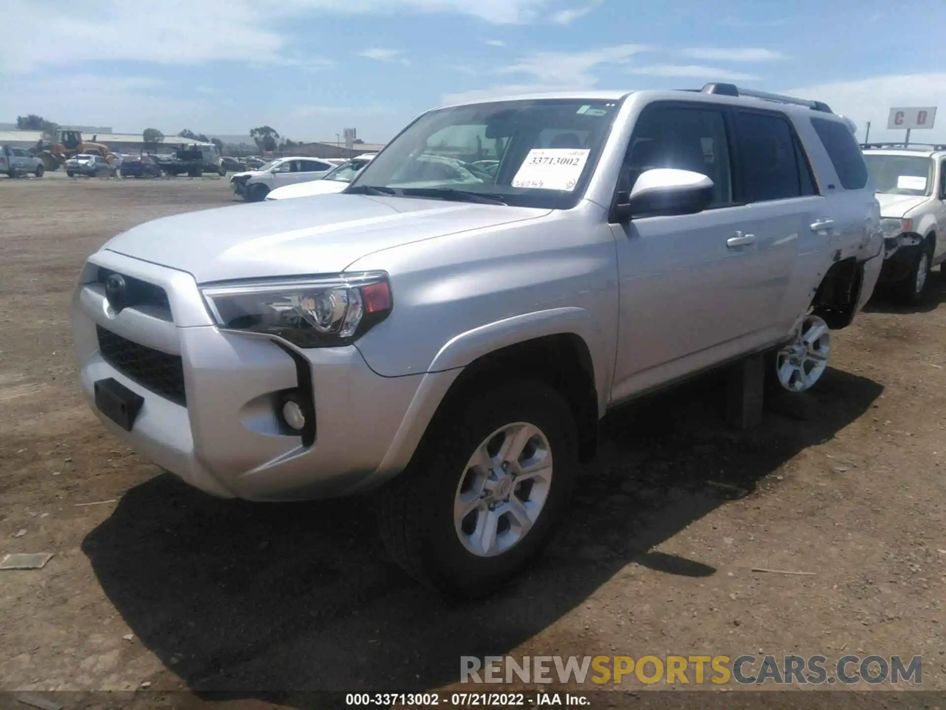 2 Photograph of a damaged car JTEBU5JRXK5673502 TOYOTA 4RUNNER 2019