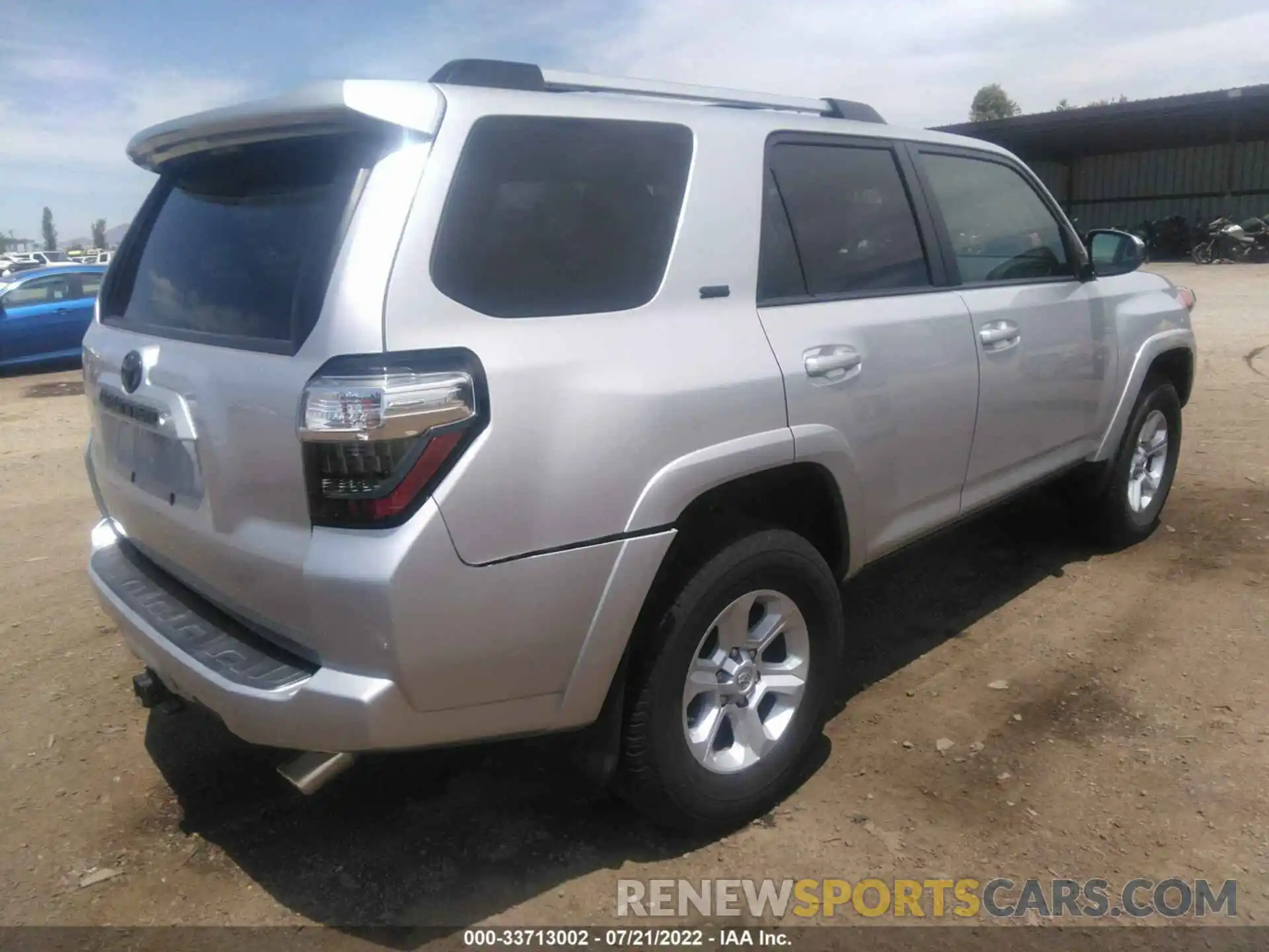 4 Фотография поврежденного автомобиля JTEBU5JRXK5673502 TOYOTA 4RUNNER 2019