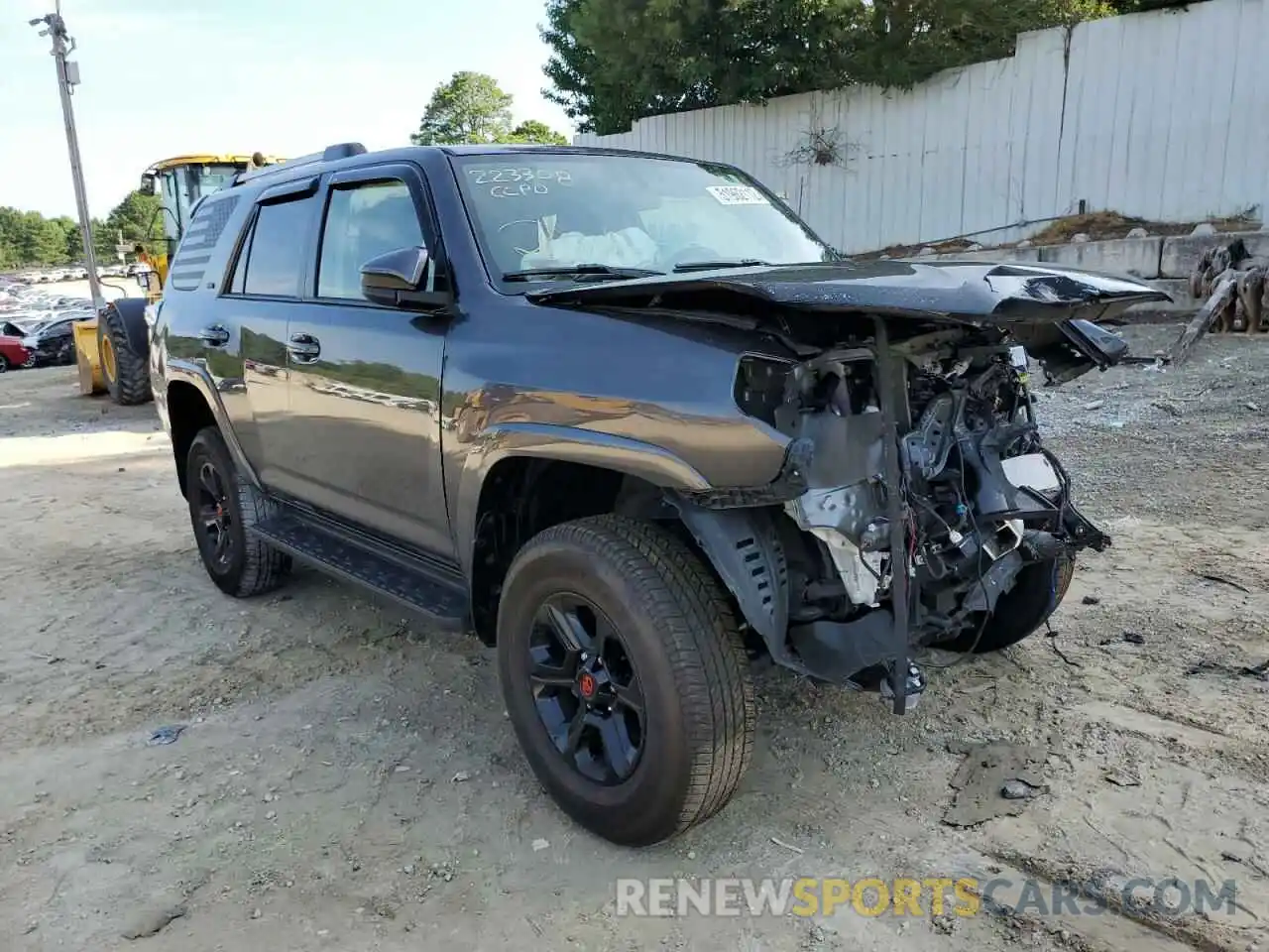 1 Photograph of a damaged car JTEBU5JRXK5673533 TOYOTA 4RUNNER 2019