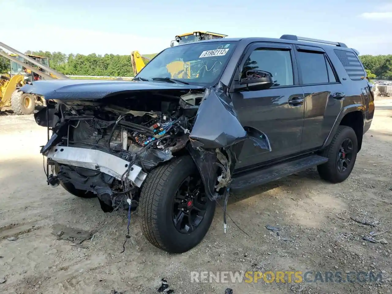 2 Photograph of a damaged car JTEBU5JRXK5673533 TOYOTA 4RUNNER 2019