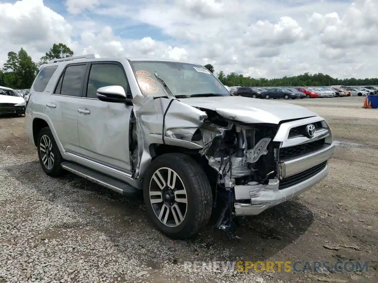 1 Photograph of a damaged car JTEBU5JRXK5676819 TOYOTA 4RUNNER 2019