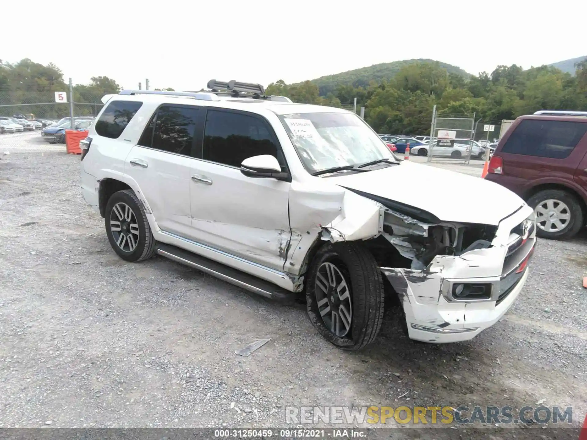 1 Photograph of a damaged car JTEBU5JRXK5679378 TOYOTA 4RUNNER 2019