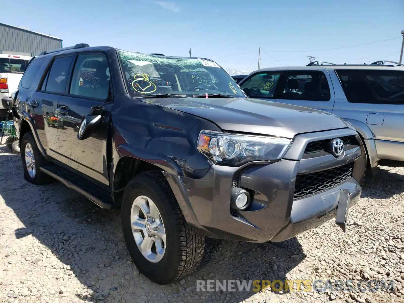 1 Photograph of a damaged car JTEBU5JRXK5681986 TOYOTA 4RUNNER 2019