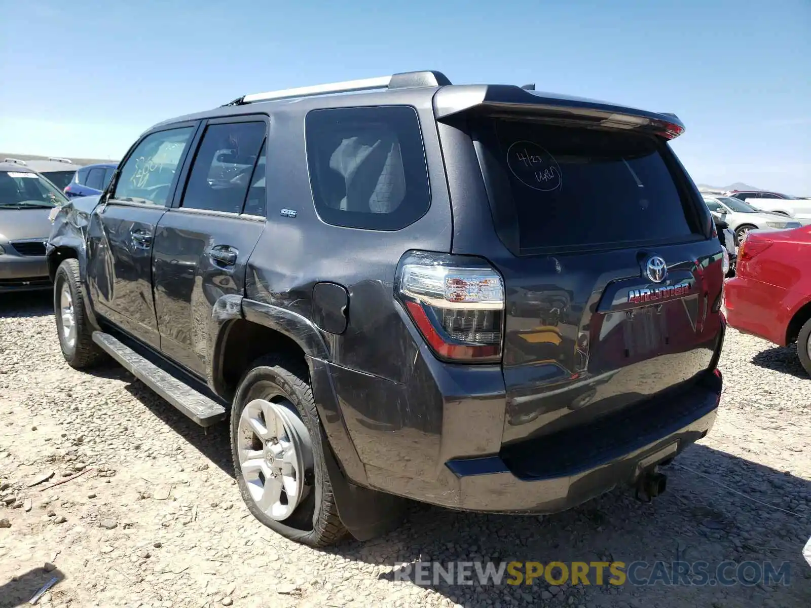 3 Photograph of a damaged car JTEBU5JRXK5681986 TOYOTA 4RUNNER 2019