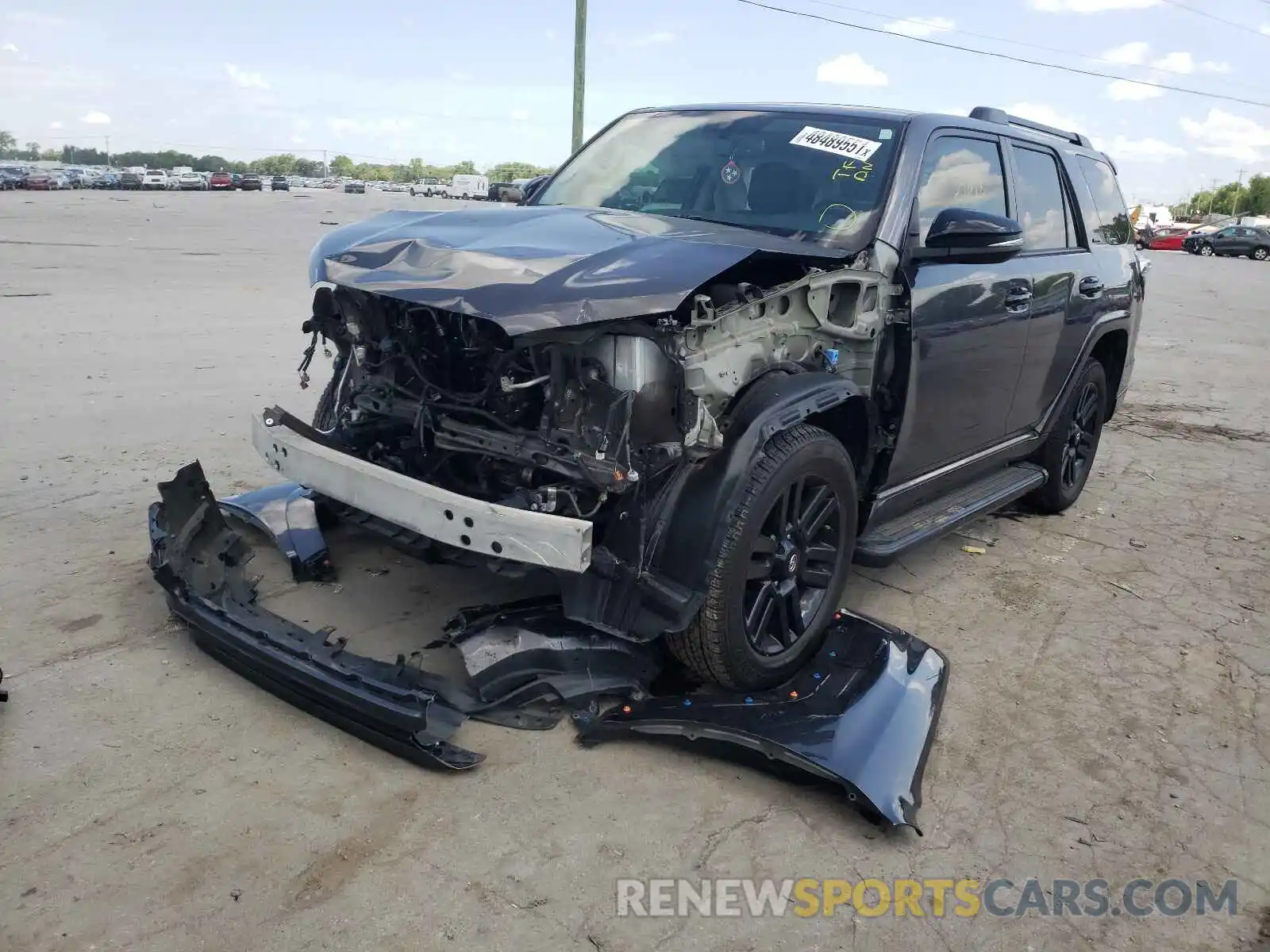 2 Фотография поврежденного автомобиля JTEBU5JRXK5684628 TOYOTA 4RUNNER 2019