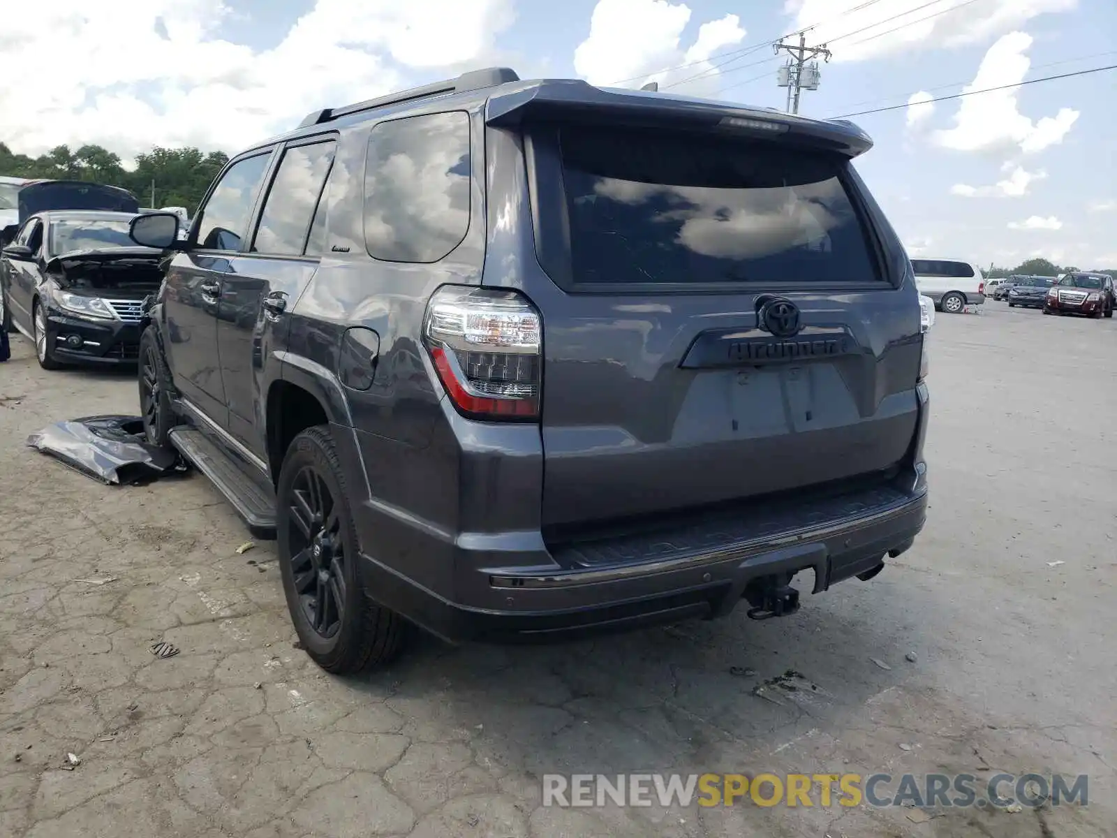 3 Фотография поврежденного автомобиля JTEBU5JRXK5684628 TOYOTA 4RUNNER 2019