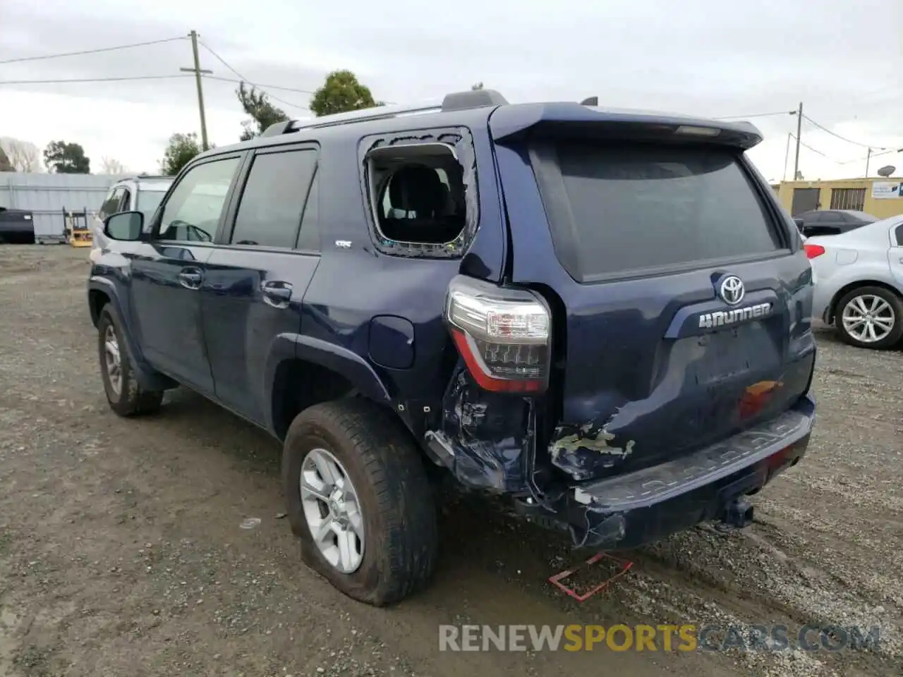 2 Photograph of a damaged car JTEBU5JRXK5684757 TOYOTA 4RUNNER 2019