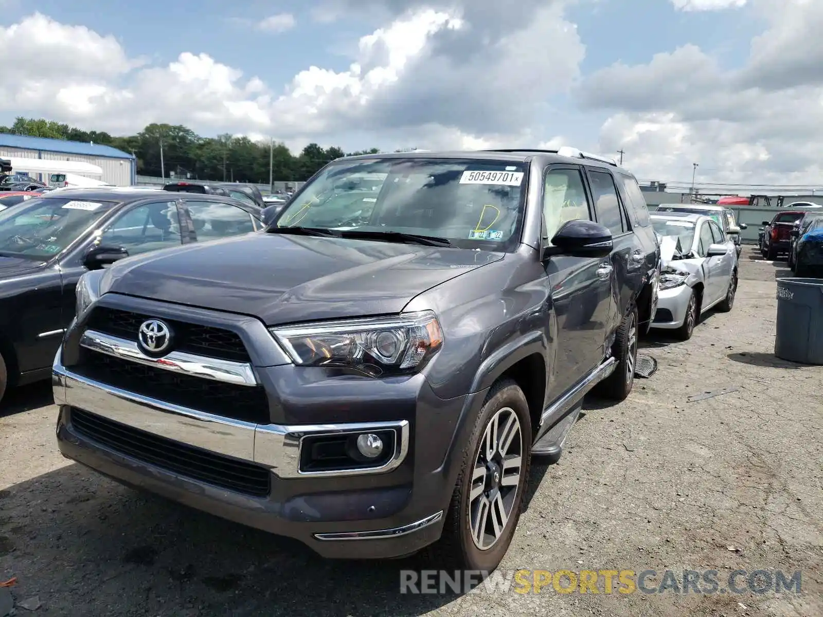 2 Photograph of a damaged car JTEBU5JRXK5685956 TOYOTA 4RUNNER 2019