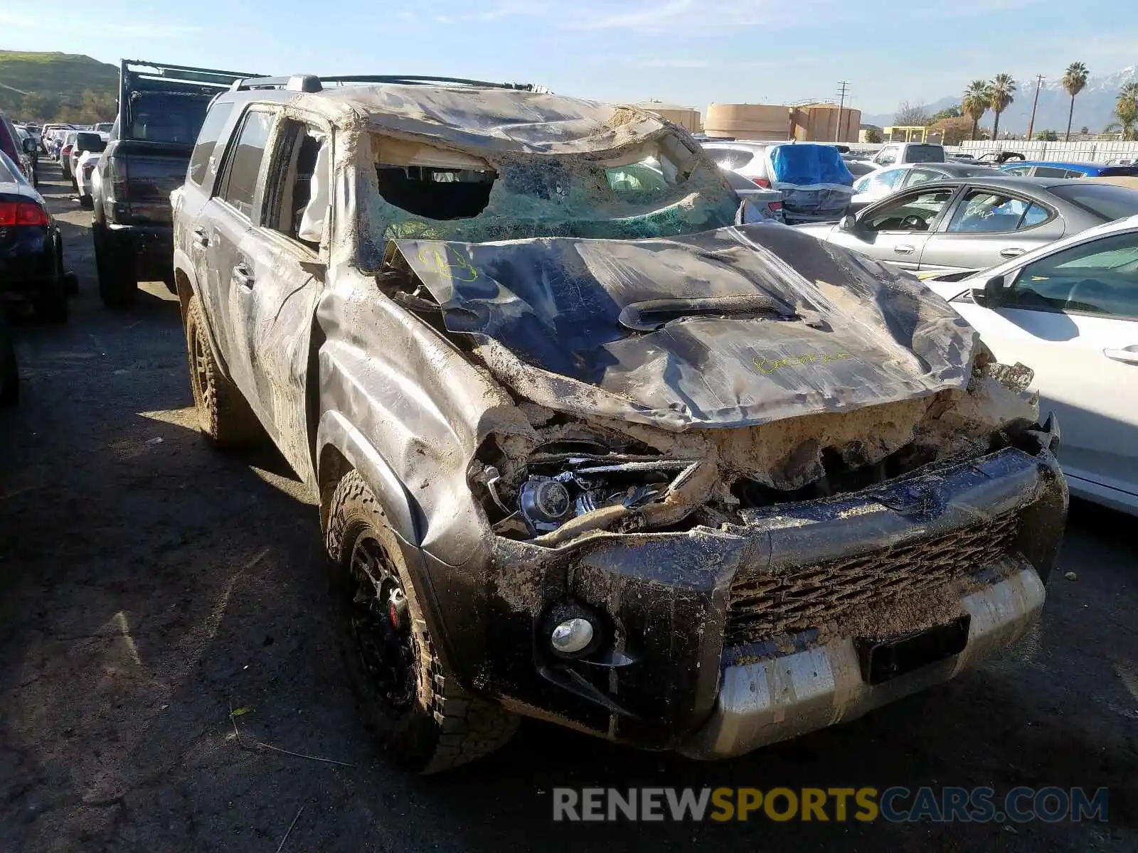 1 Photograph of a damaged car JTEBU5JRXK5688999 TOYOTA 4RUNNER 2019