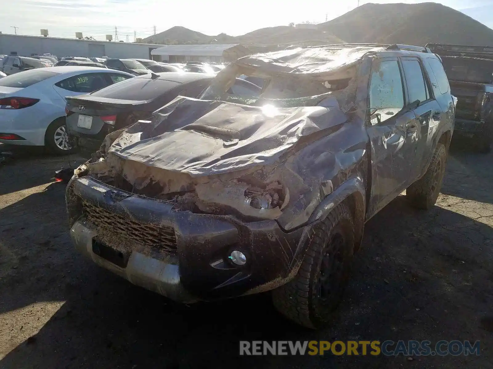 2 Photograph of a damaged car JTEBU5JRXK5688999 TOYOTA 4RUNNER 2019