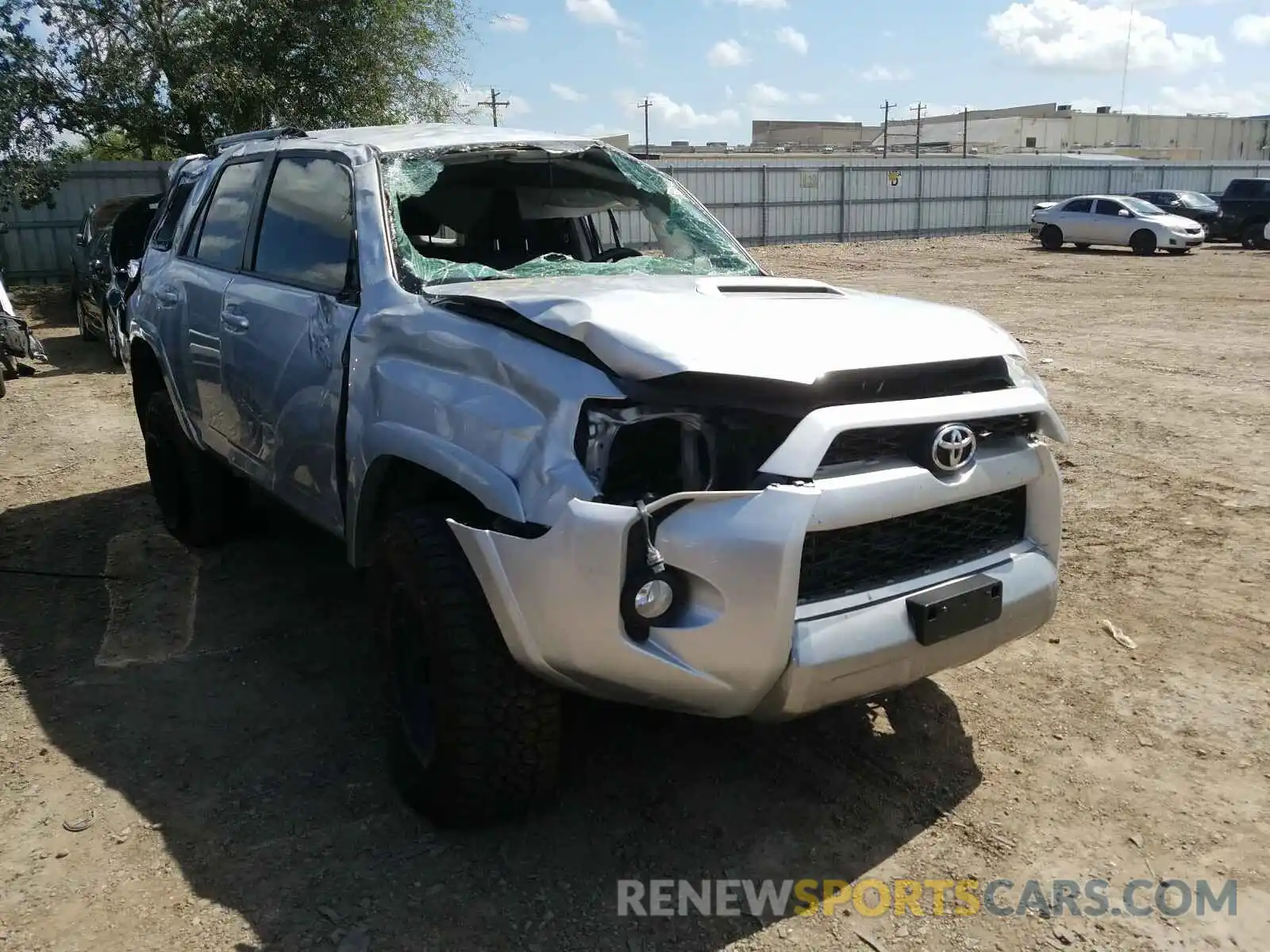 1 Photograph of a damaged car JTEBU5JRXK5690915 TOYOTA 4RUNNER 2019