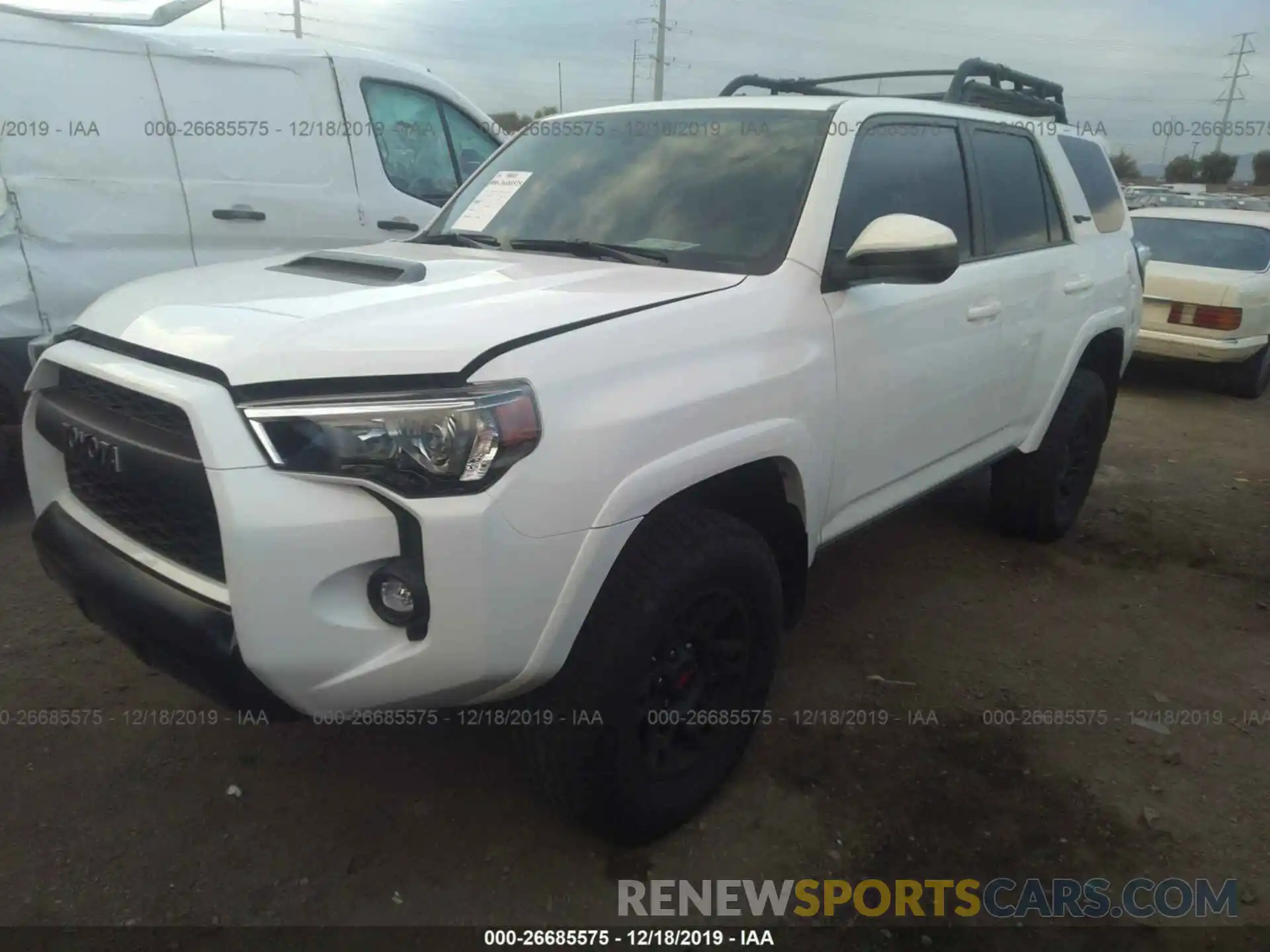 2 Photograph of a damaged car JTEBU5JRXK5695337 TOYOTA 4RUNNER 2019