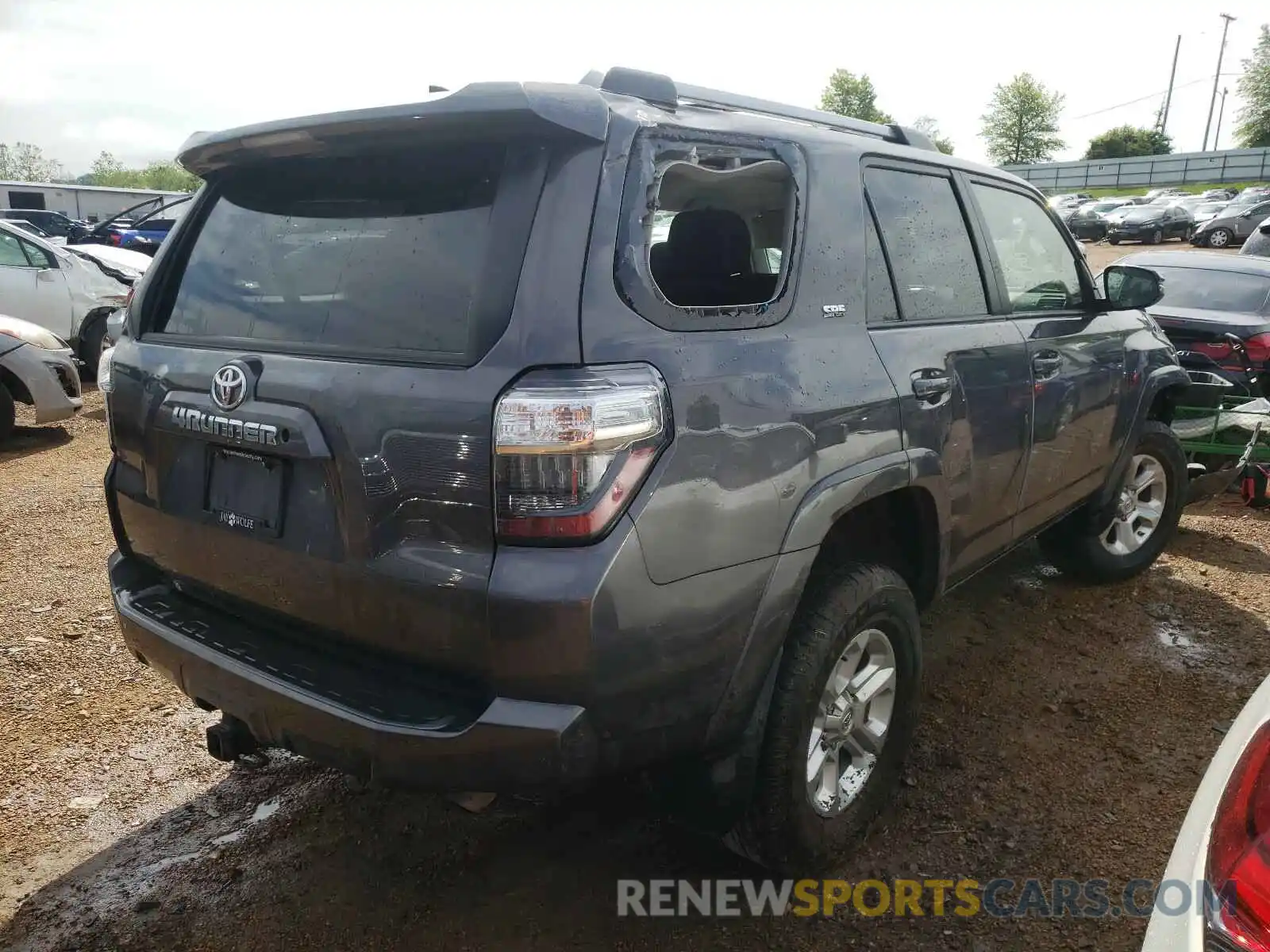 4 Фотография поврежденного автомобиля JTEBU5JRXK5697038 TOYOTA 4RUNNER 2019