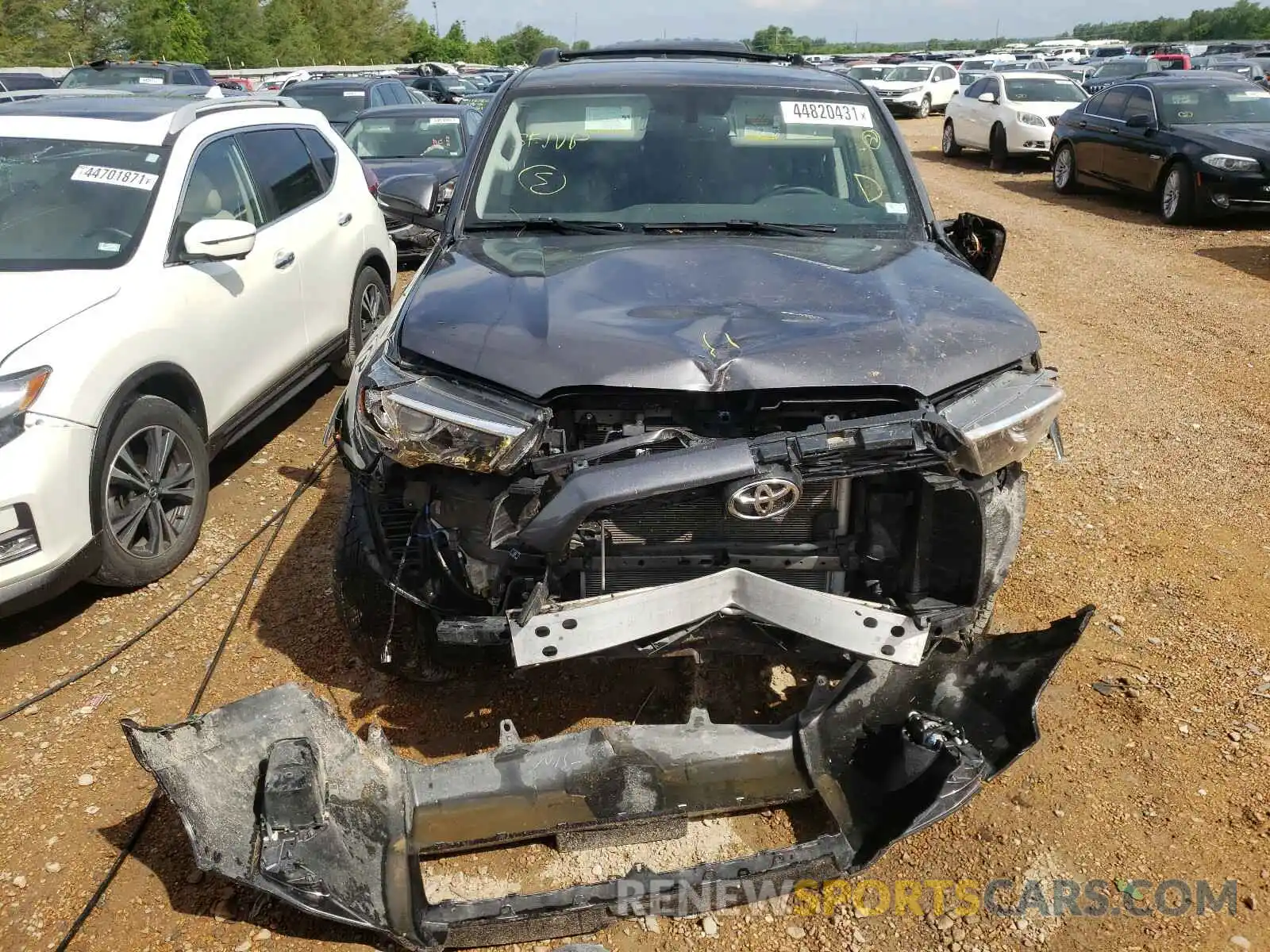 7 Photograph of a damaged car JTEBU5JRXK5697038 TOYOTA 4RUNNER 2019