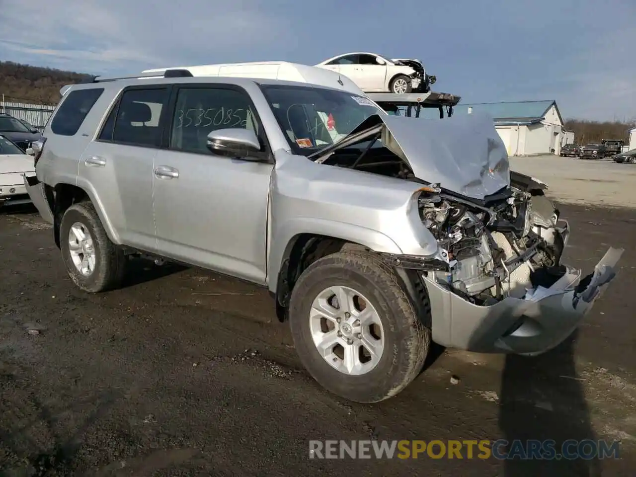 1 Photograph of a damaged car JTEBU5JRXK5703257 TOYOTA 4RUNNER 2019