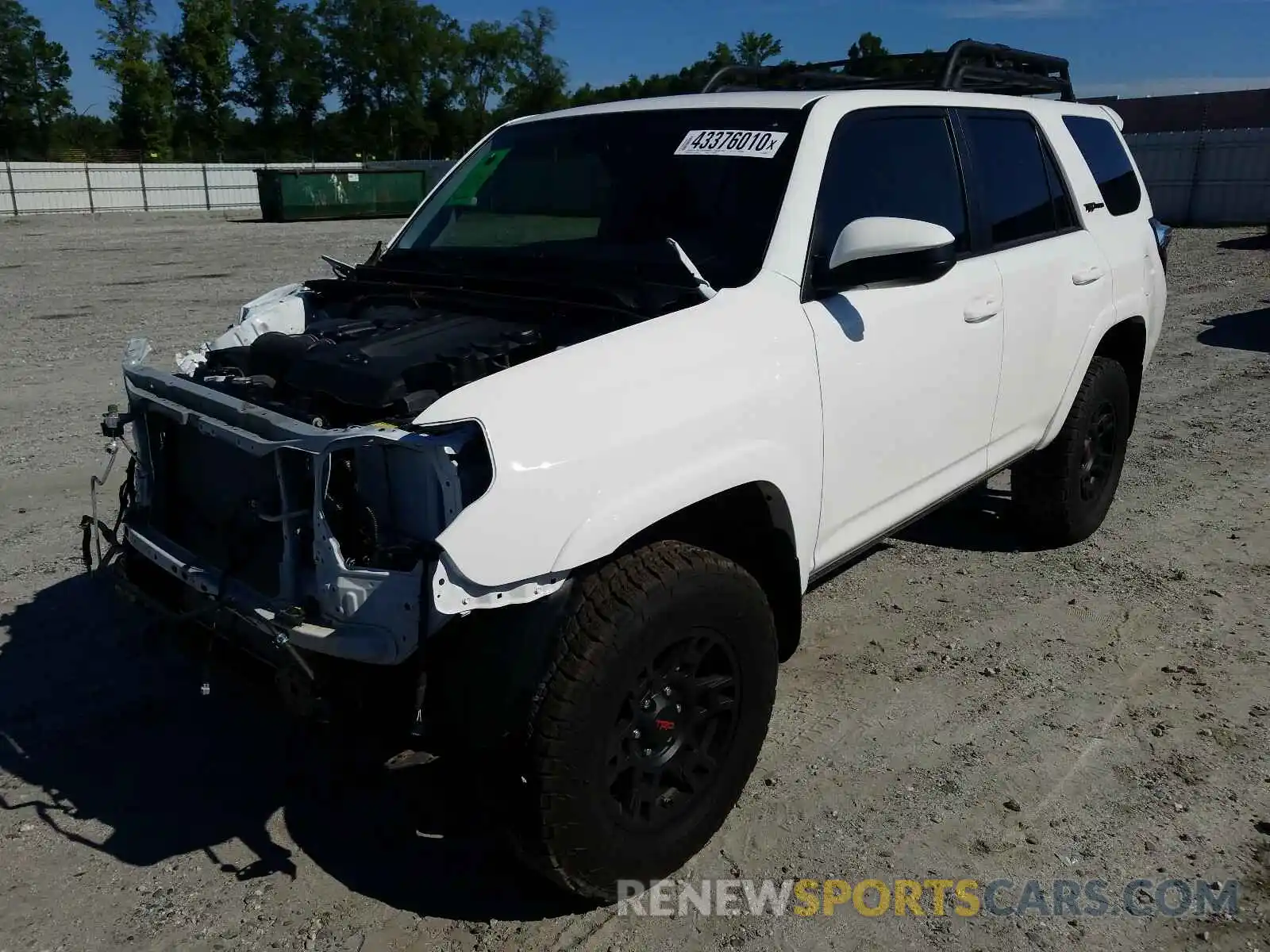 2 Фотография поврежденного автомобиля JTEBU5JRXK5709432 TOYOTA 4RUNNER 2019