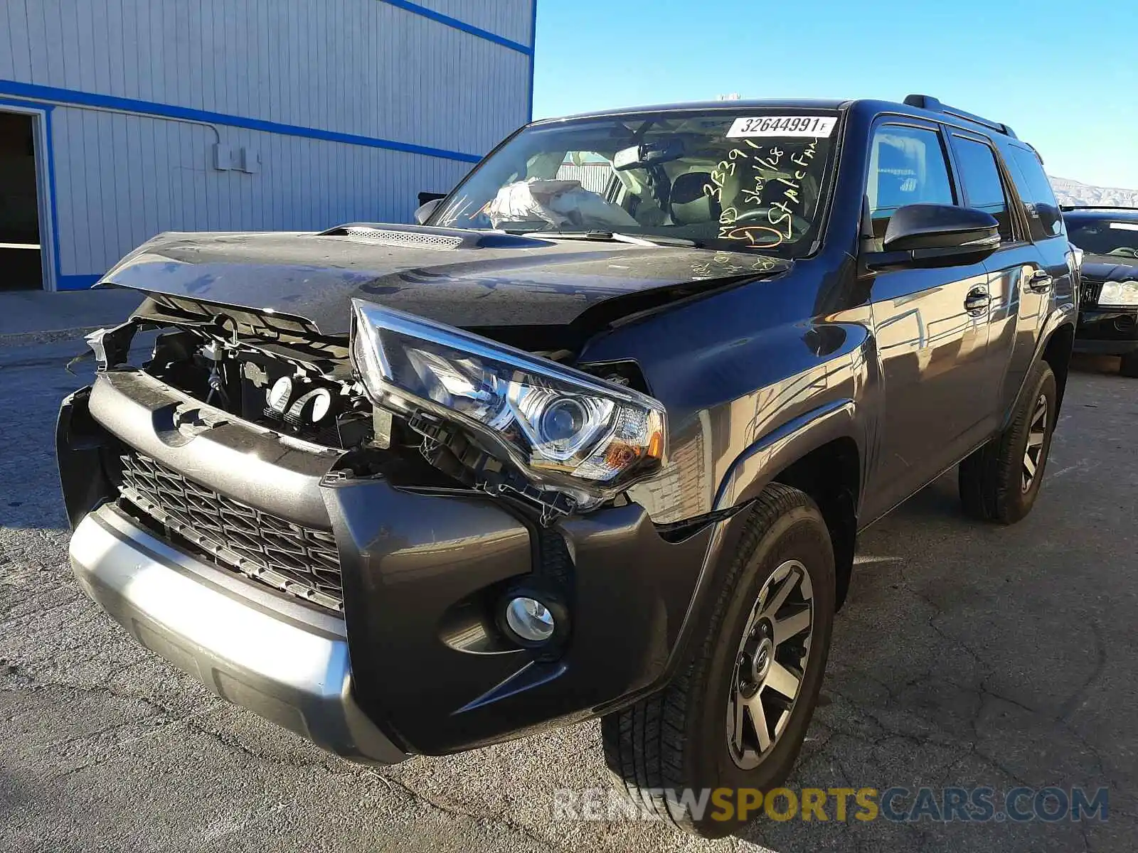 2 Photograph of a damaged car JTEBU5JRXK5709916 TOYOTA 4RUNNER 2019