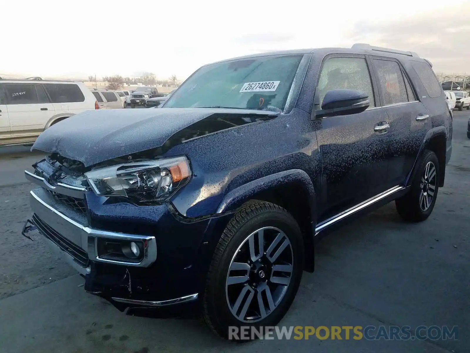 2 Photograph of a damaged car JTEBU5JRXK5712704 TOYOTA 4RUNNER 2019