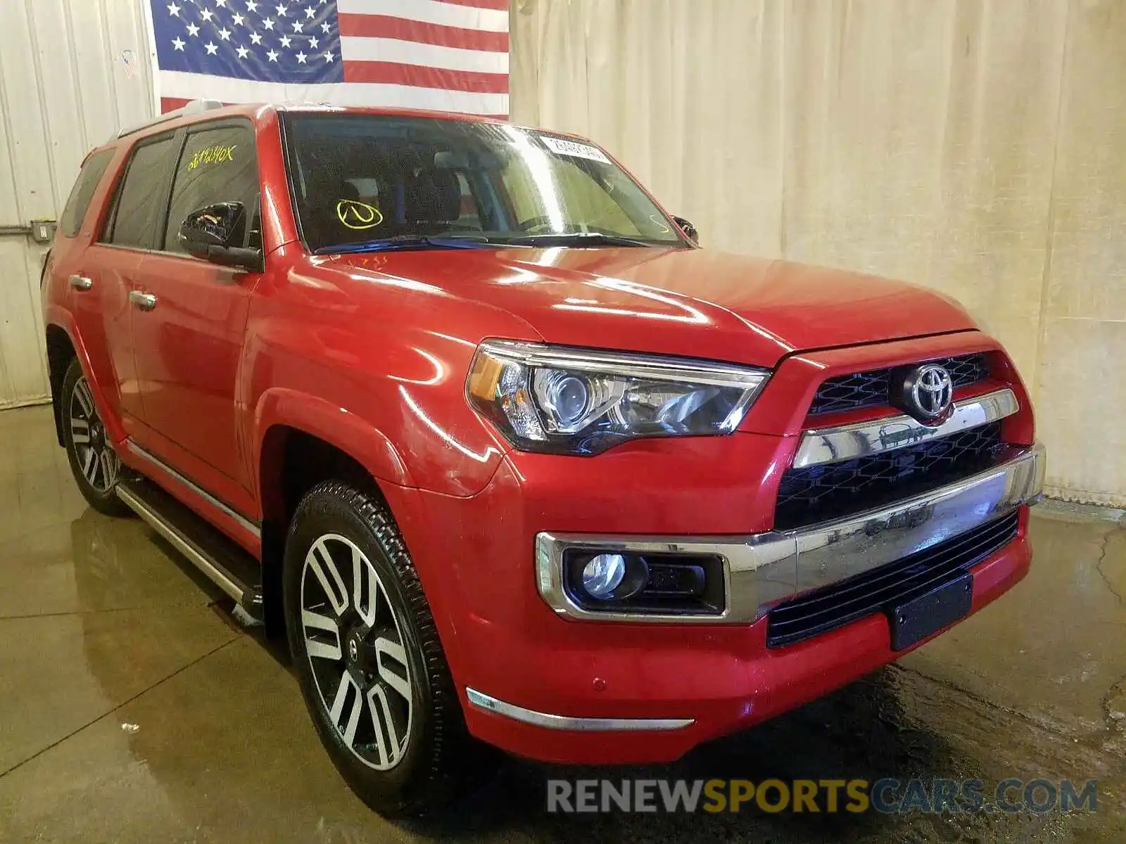 1 Photograph of a damaged car JTEBU5JRXK5712850 TOYOTA 4RUNNER 2019