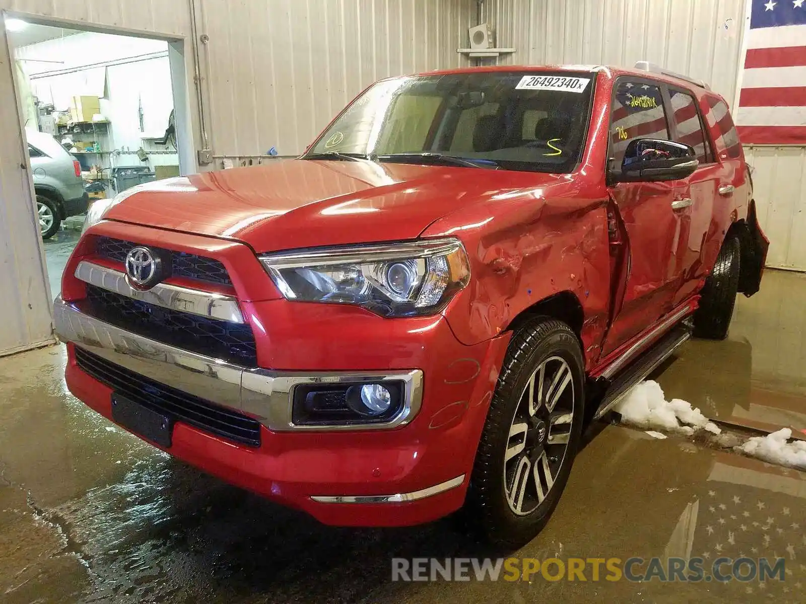 2 Photograph of a damaged car JTEBU5JRXK5712850 TOYOTA 4RUNNER 2019