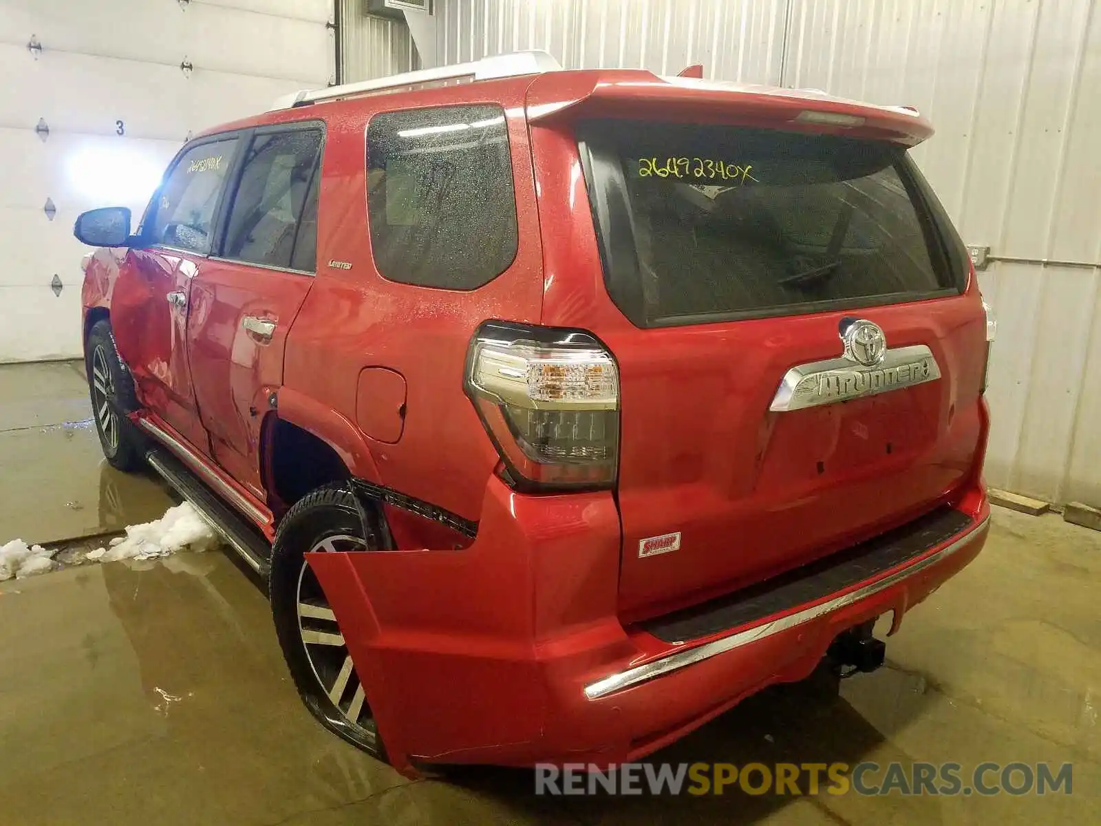 3 Photograph of a damaged car JTEBU5JRXK5712850 TOYOTA 4RUNNER 2019