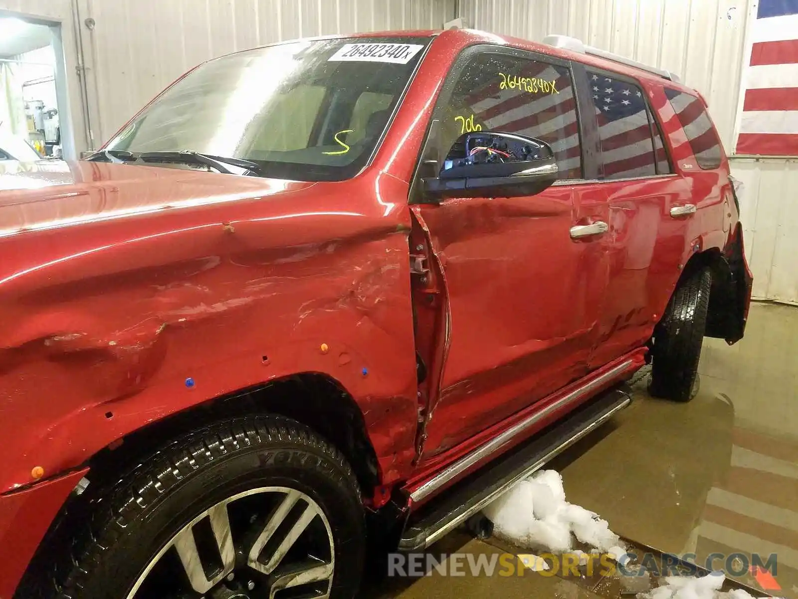 9 Photograph of a damaged car JTEBU5JRXK5712850 TOYOTA 4RUNNER 2019